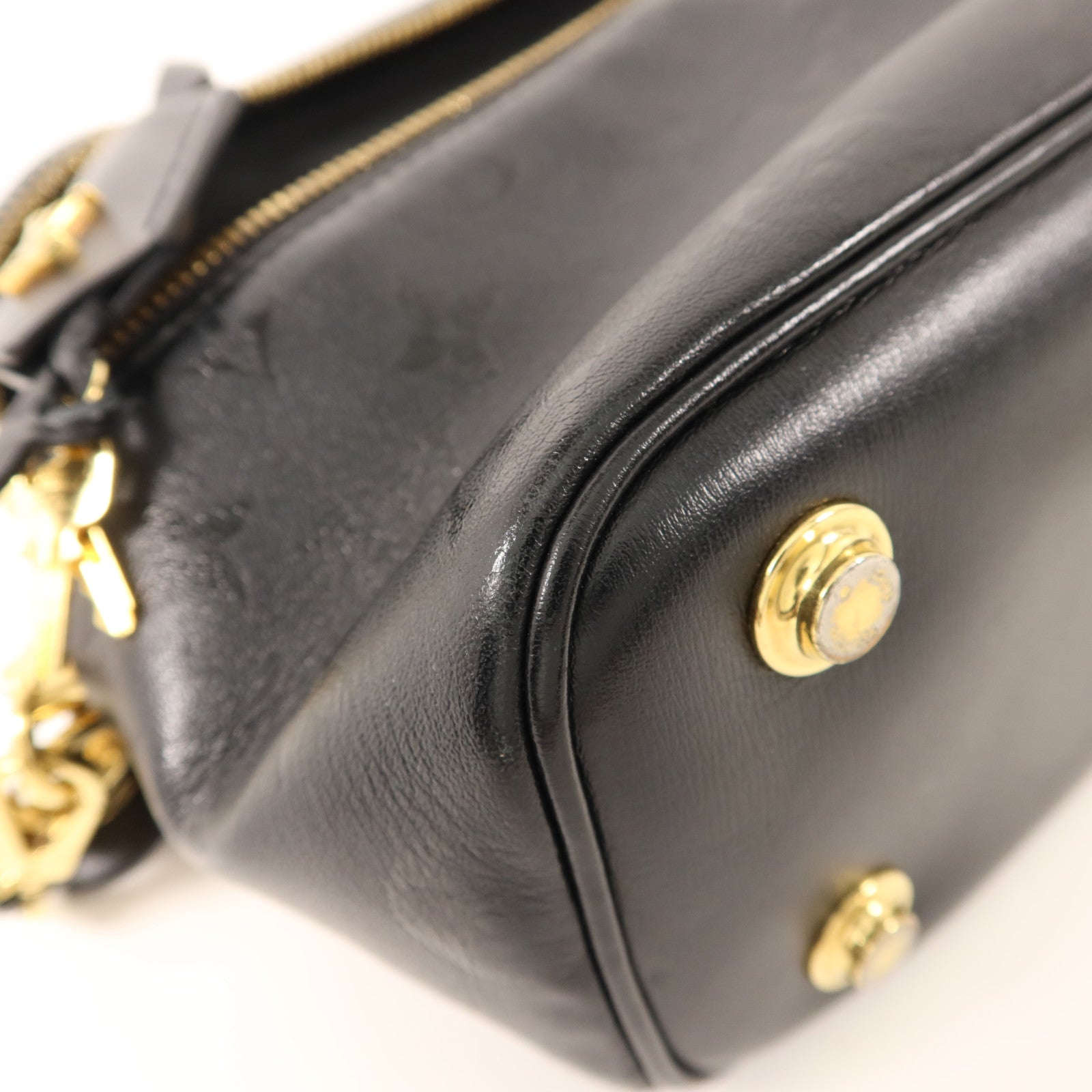 LOUIS VUITTON Monogram Empreinte Vanity Case金扣手挽肩背兩用袋