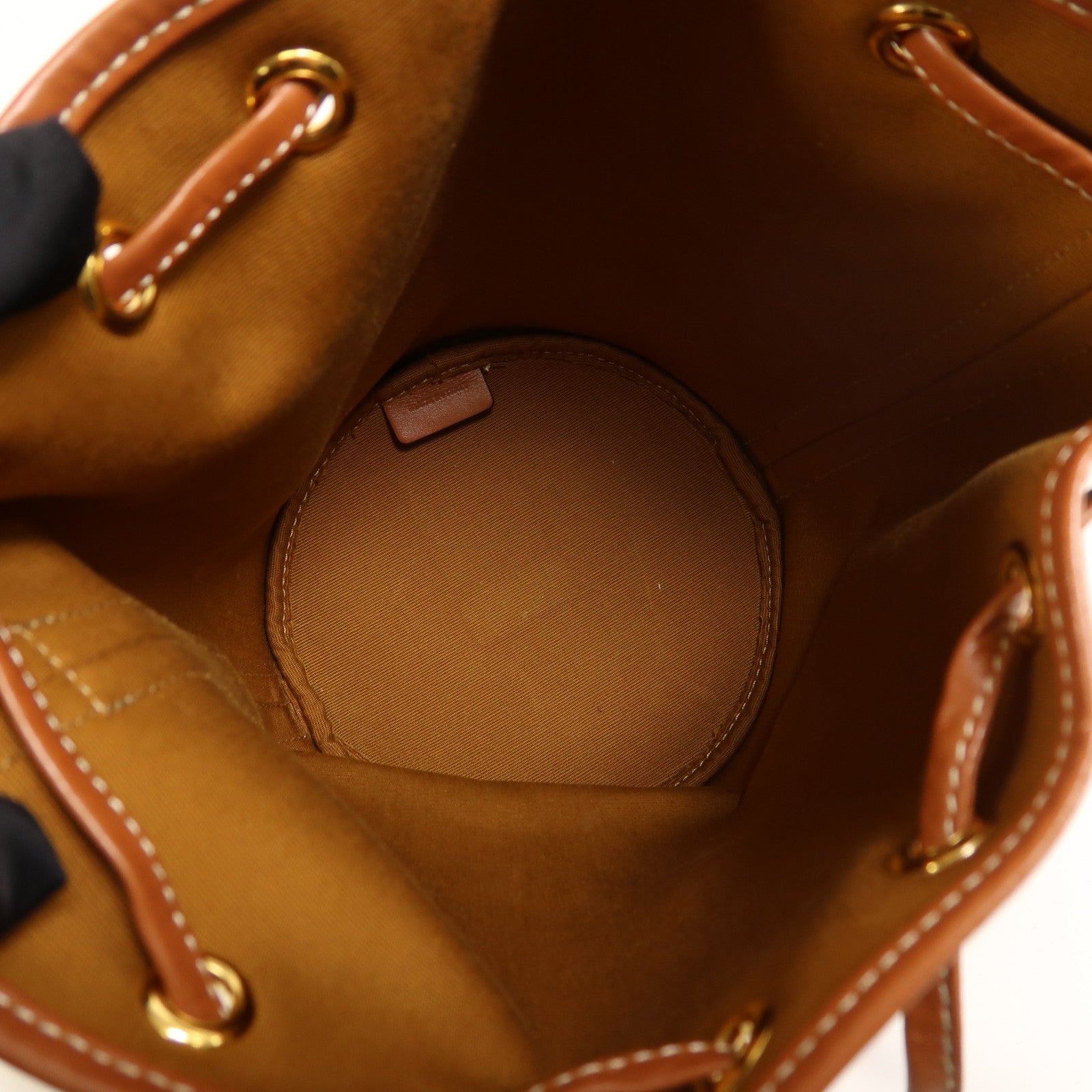 CELINE 塗層帆布Triomphe Bag金扣肩背袋