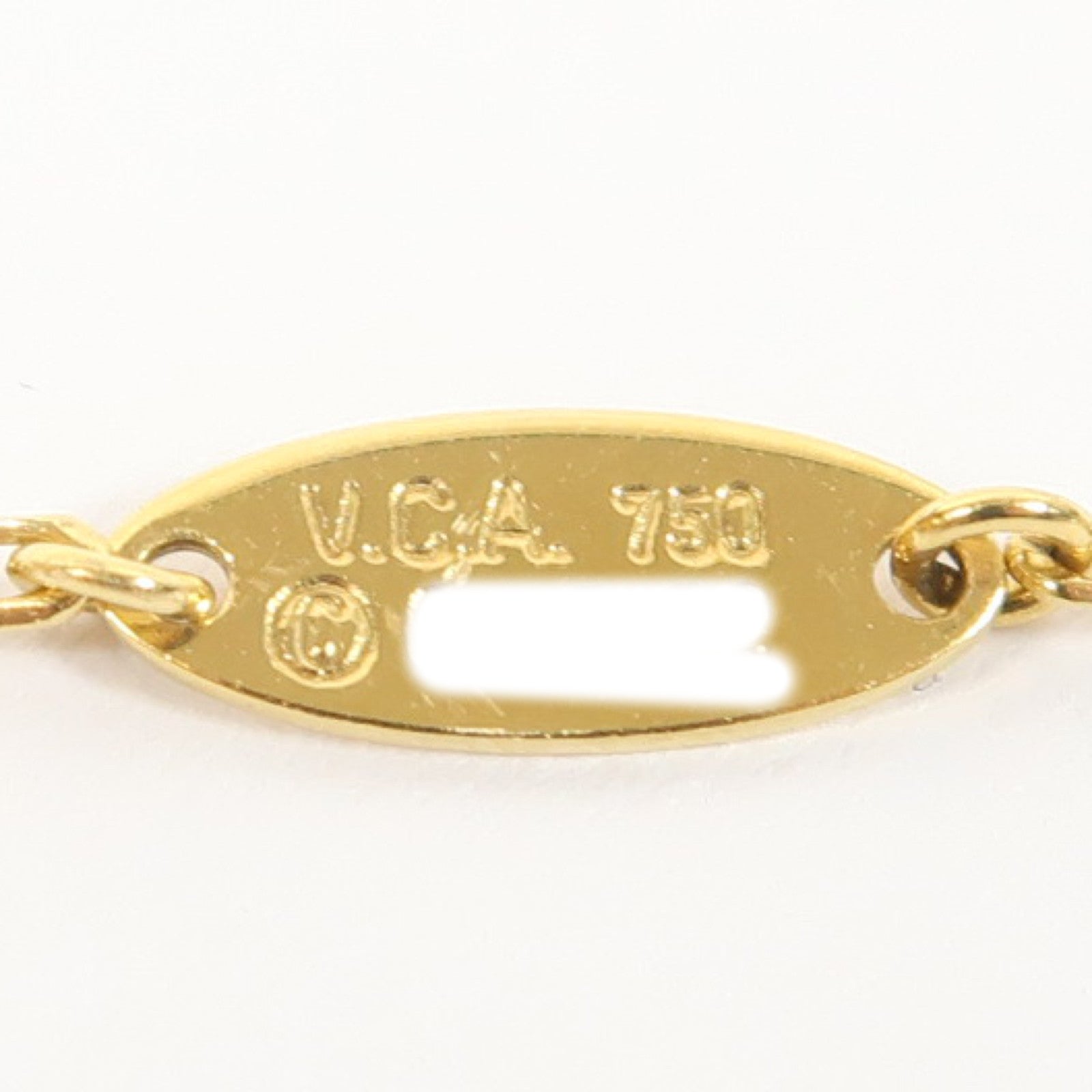 Van Cleef & Arpels 【激減優惠】18K黃金/瑪瑙Vintage Alhambra Pendant項鍊金色/黑色
