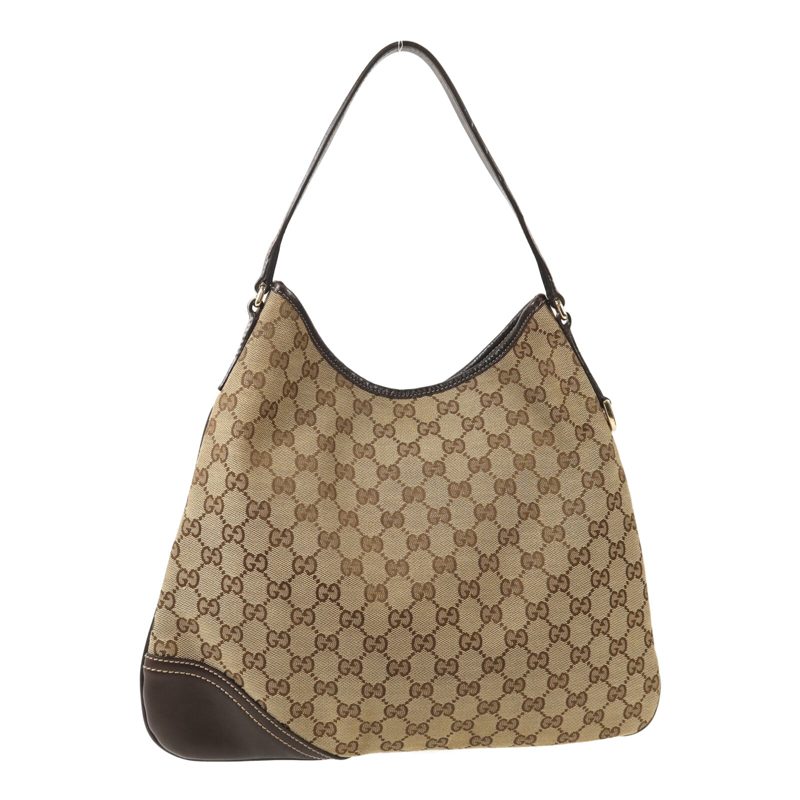GUCCI 帆布Britt Hobo金扣肩背袋