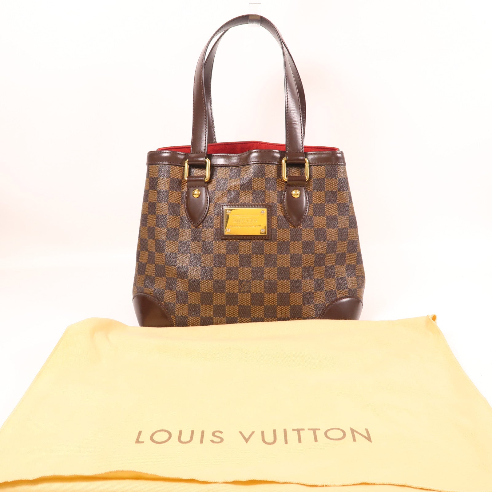 LOUIS VUITTON 【激減優惠】Damier Hampstead PM金扣肩背袋/手挽袋