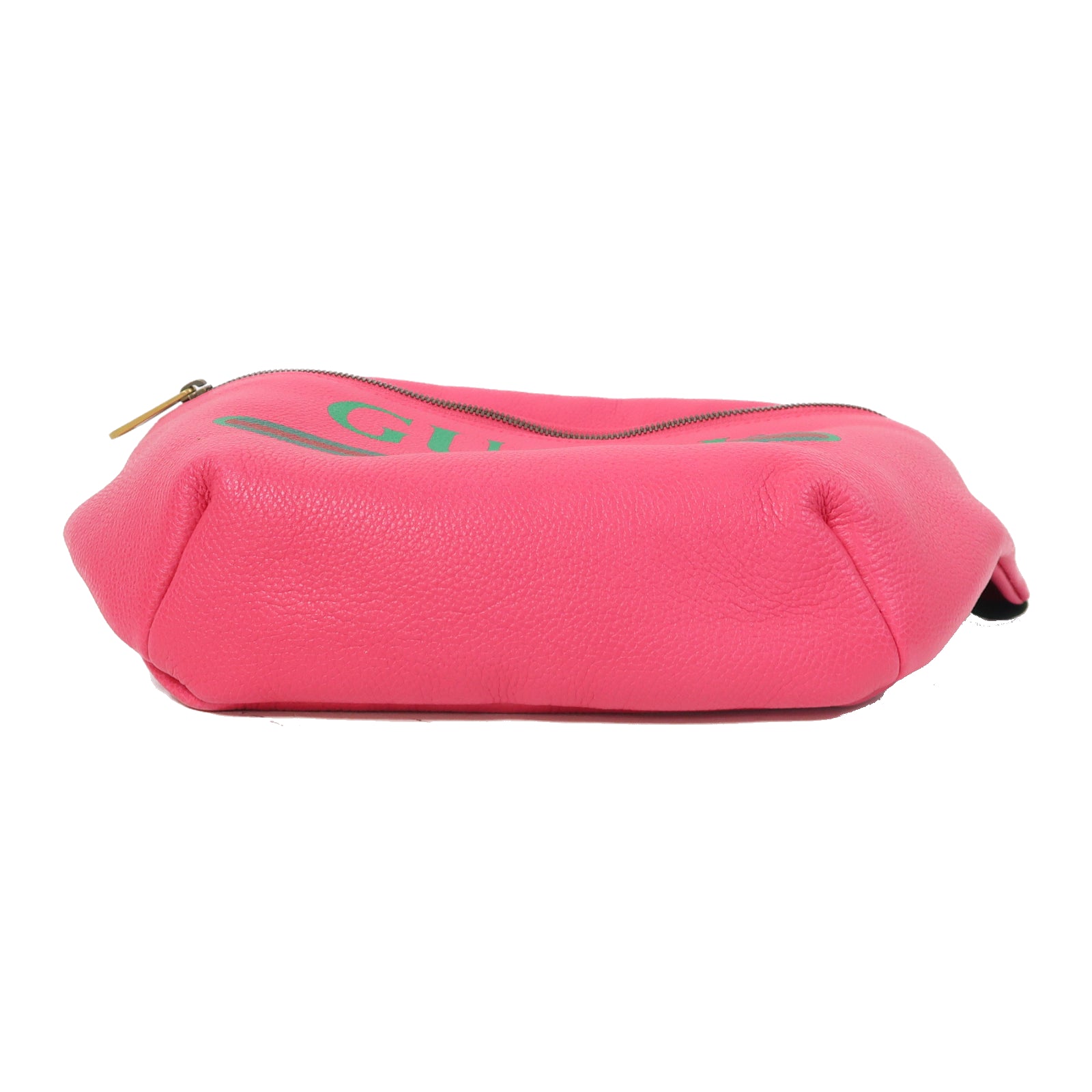 GUCCI 牛皮皮革Waist Bag金扣腰包粉紅色