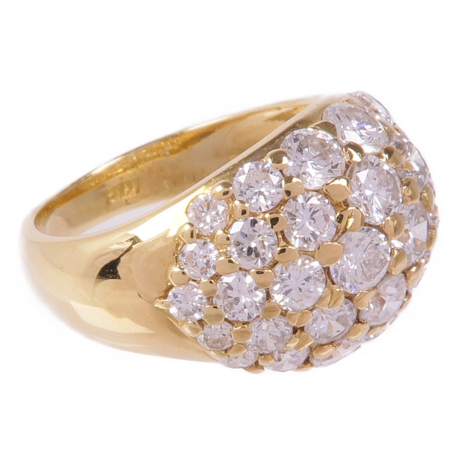 JEWELRY 18K黃金Diamond Ring鑽石戒指US#4.75