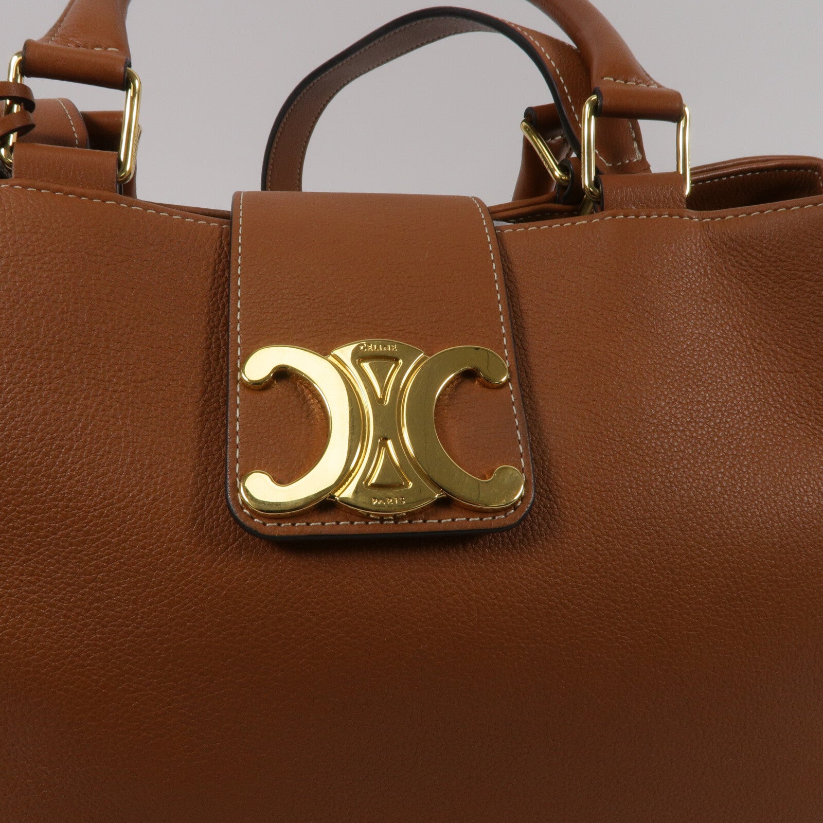CELINE 牛皮皮革Medium Appoline肩背袋