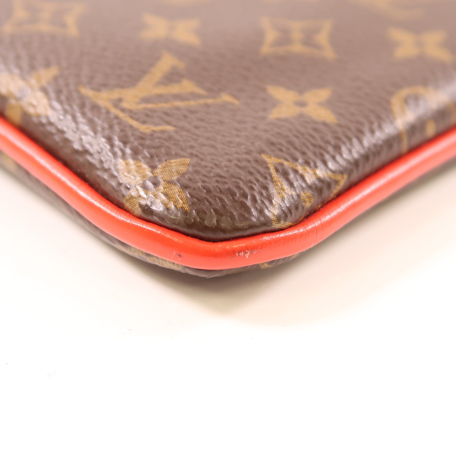 LOUIS VUITTON LV GHW Patchwork Pochette A4 Clutch Bag M69690 Monogram Brown