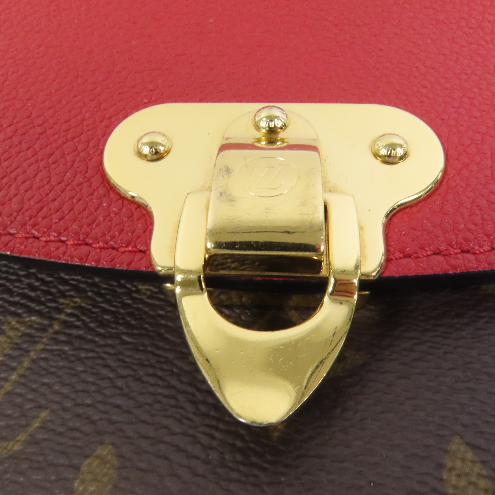 LOUIS VUITTON Monogram Saint Placide金扣肩背袋