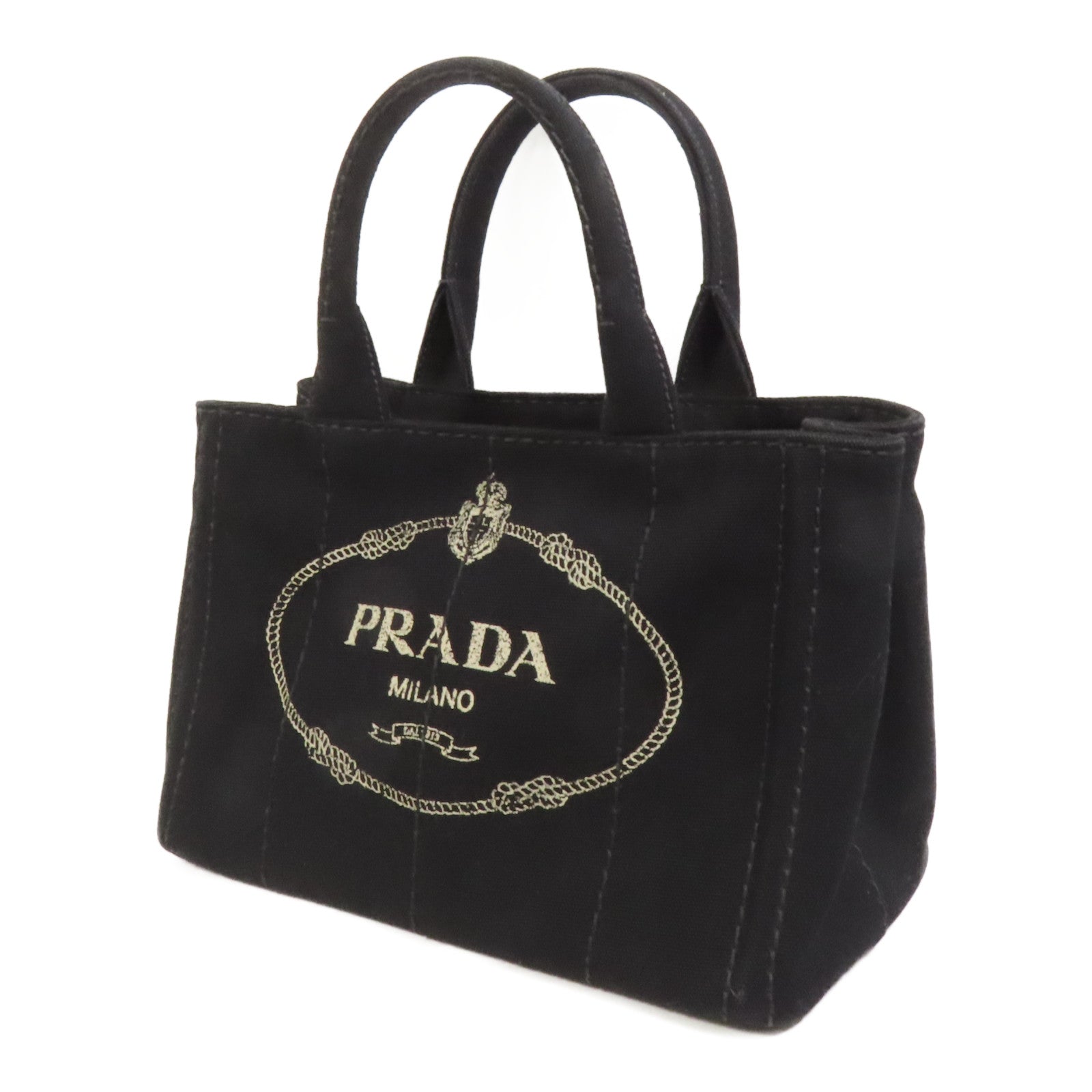 PRADA 帆布2 Way Shoulder Bag金扣手挽肩背兩用袋