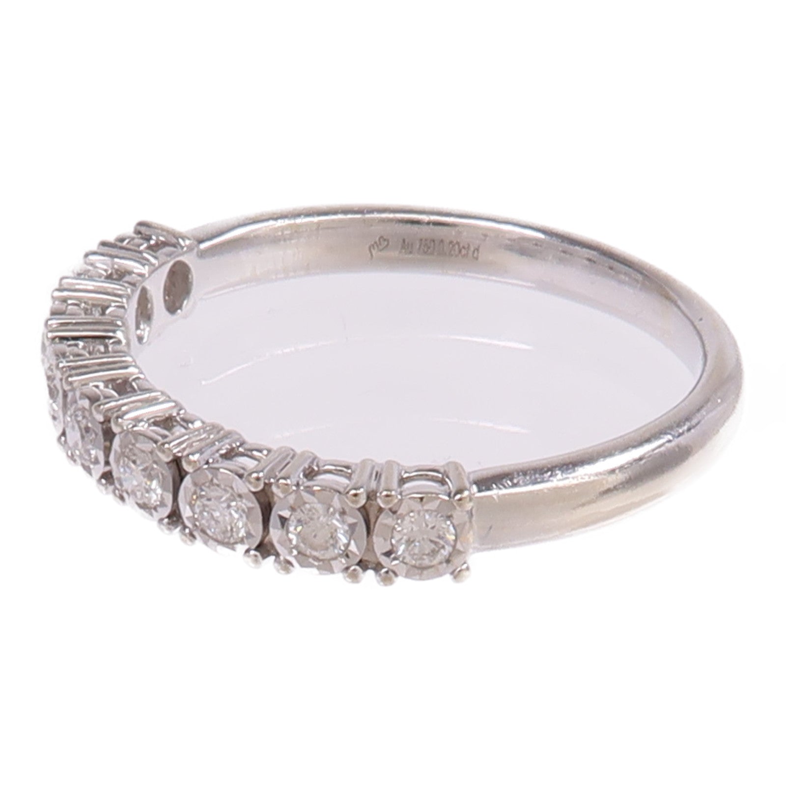 JEWELRY 【激減優惠】18K白金Diamond Ring鑽石戒指US#6