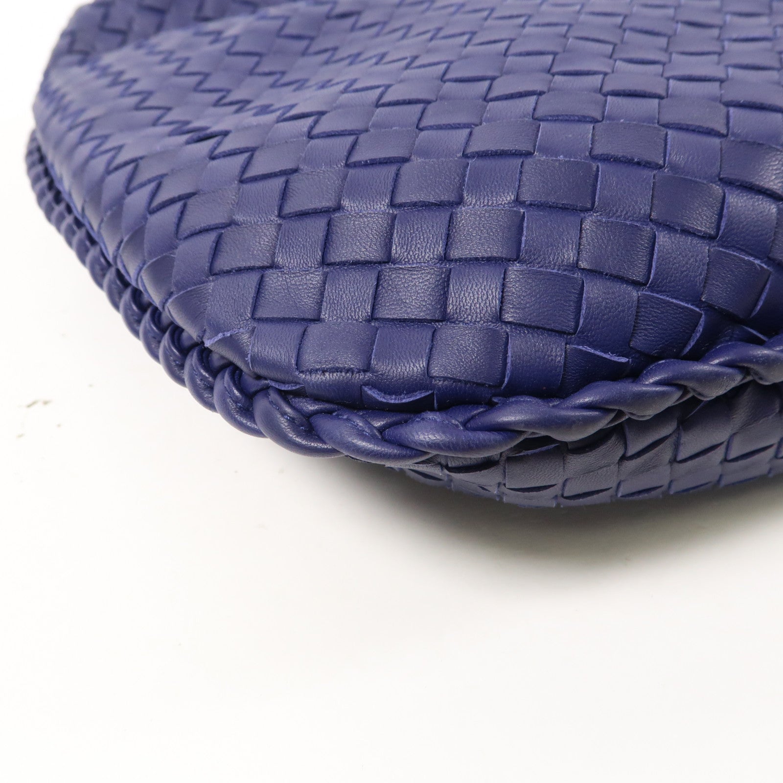 BOTTEGA VENETA 織紋皮革Hobo肩背袋紫色