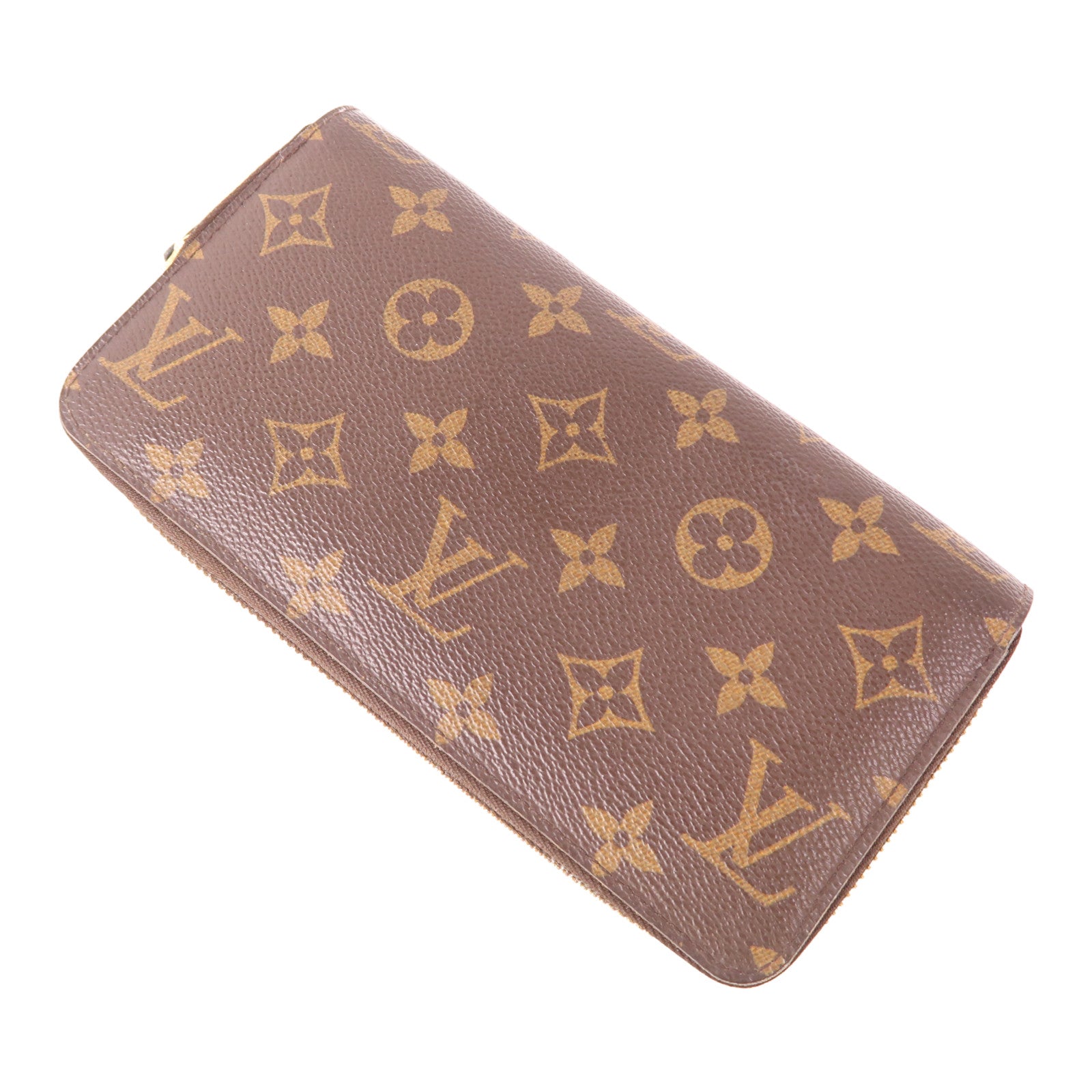 LOUIS VUITTON Monogram Zippy Wallet金扣長錢包