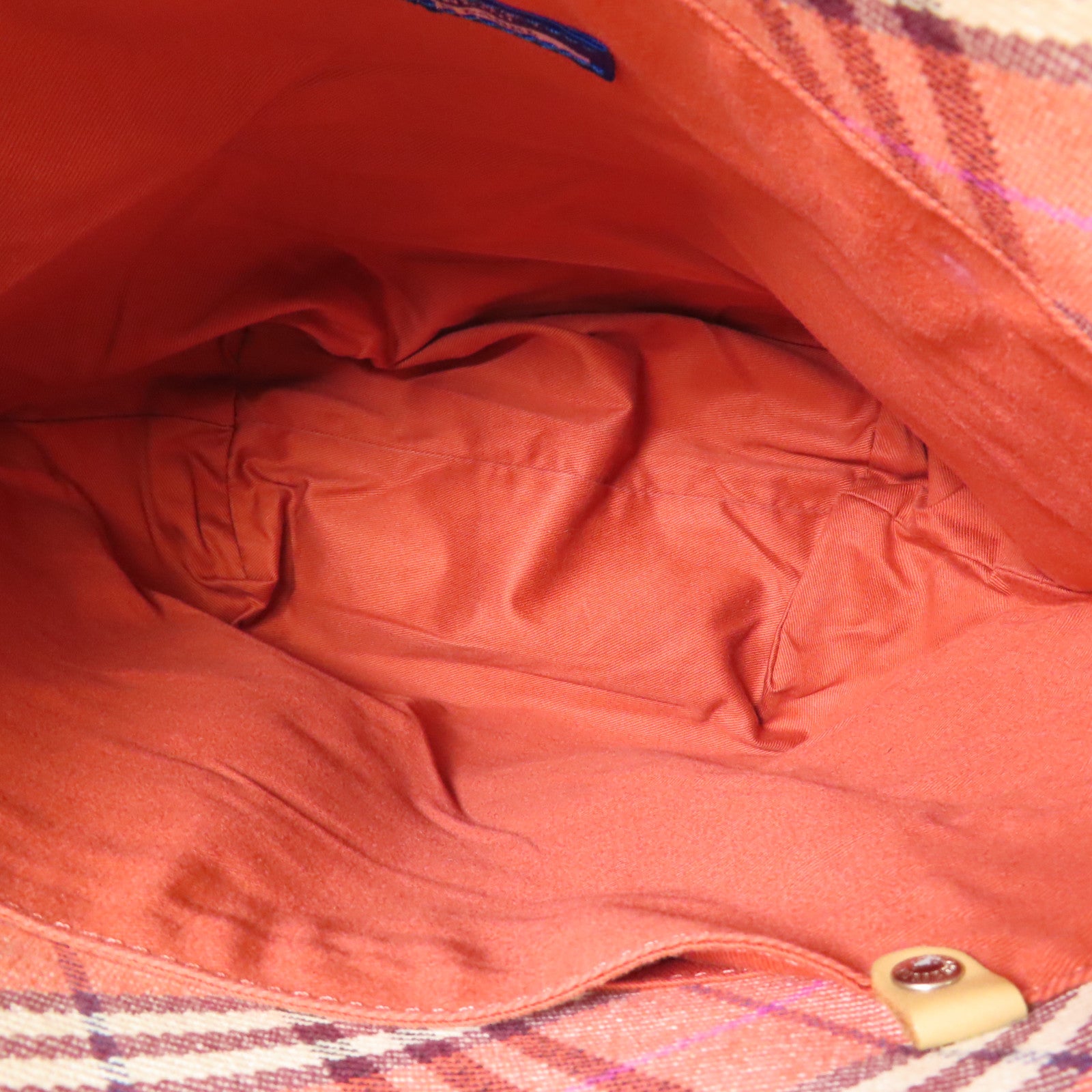 BURBERRY 帆布Handbag銀扣手挽袋