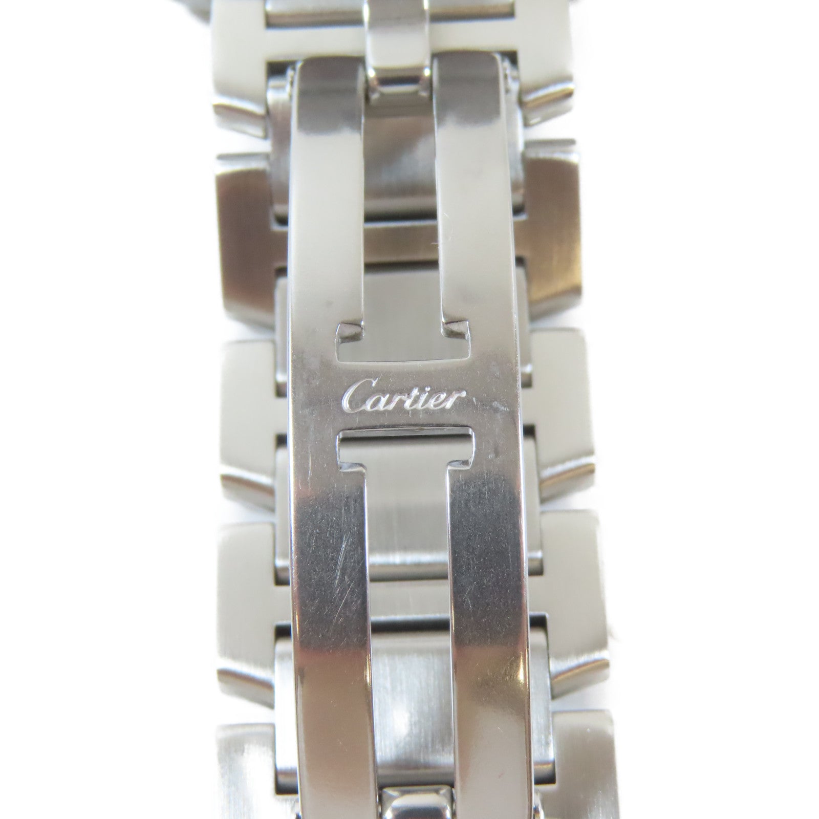 CARTIER Tank Francaise Chronograph不鏽鋼手錶石英機芯白色