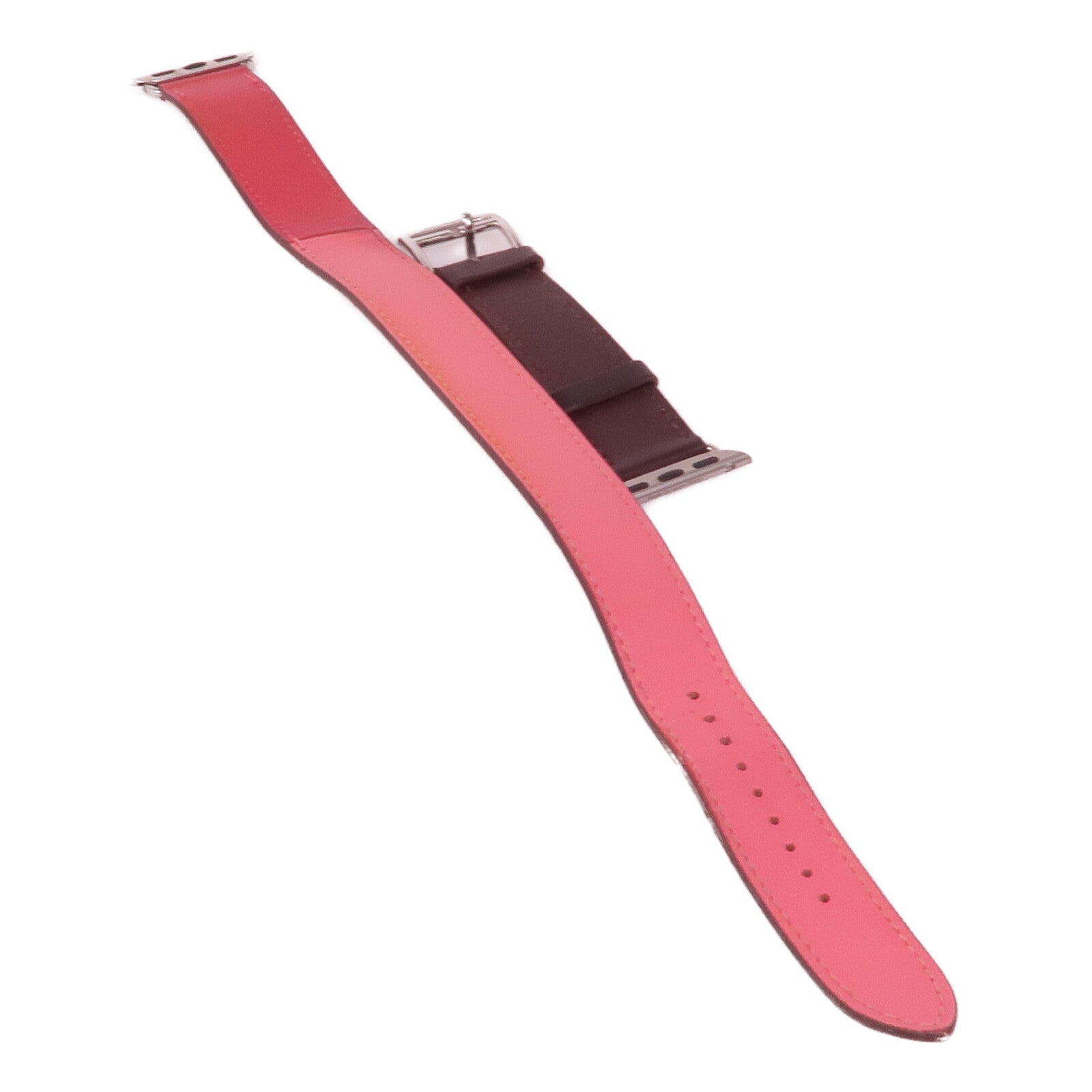 HERMES 【激減優惠】Swift皮革Apple Watchband錶帶