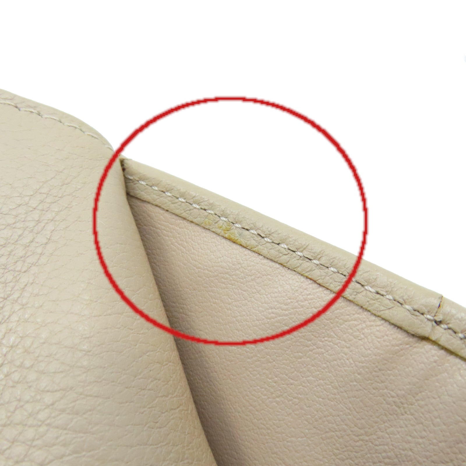 LOUIS VUITTON Mahina Amelia Coquille Long Wallet金扣長錢包杏色