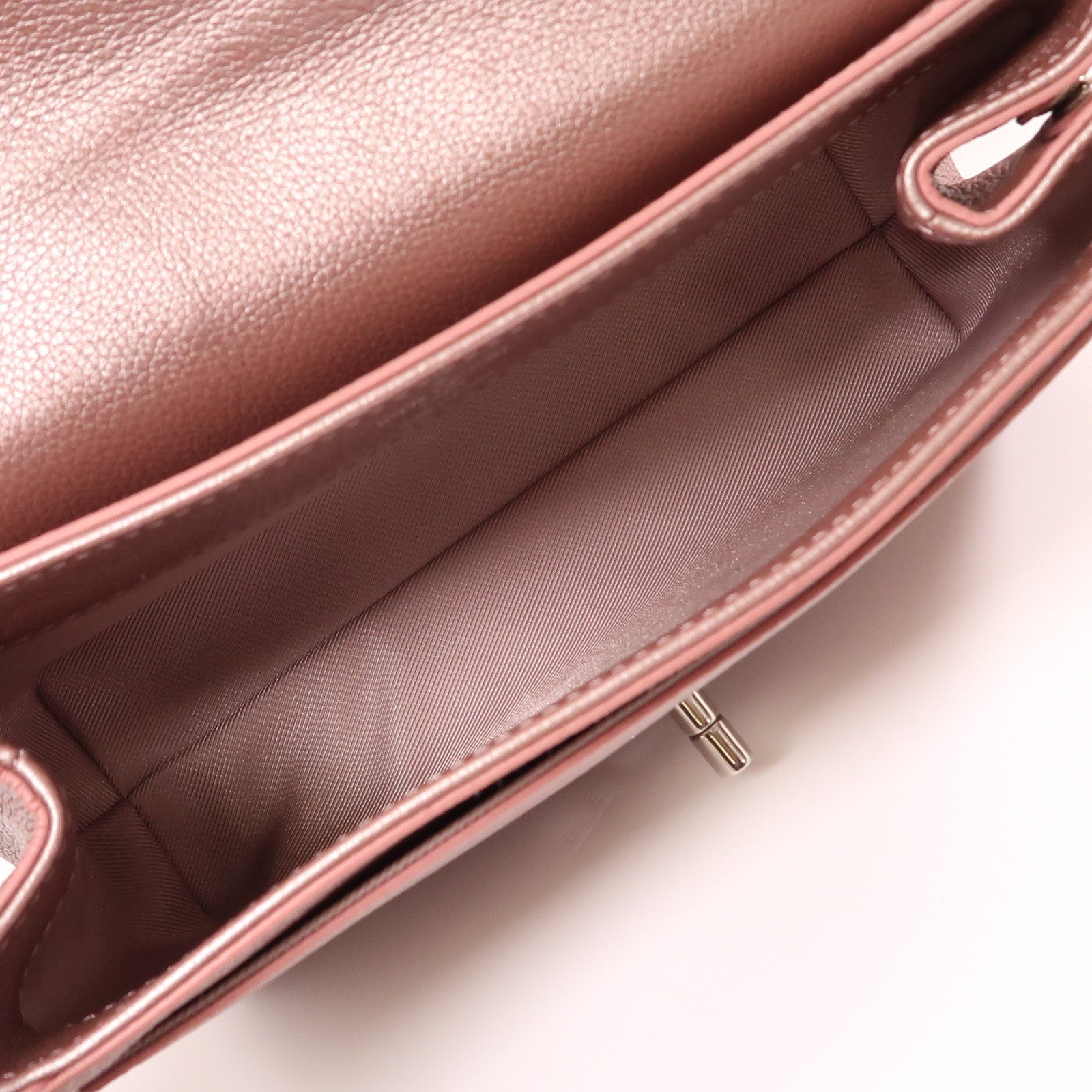 LOUIS VUITTON 牛皮皮革Lockme BB銀扣手挽肩背兩用袋