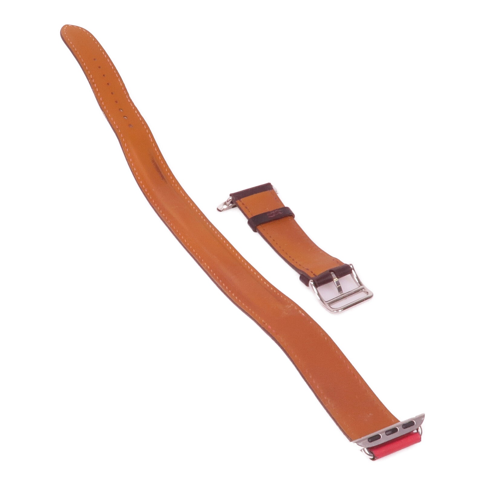 HERMES 【激減優惠】Swift皮革Apple Watchband錶帶