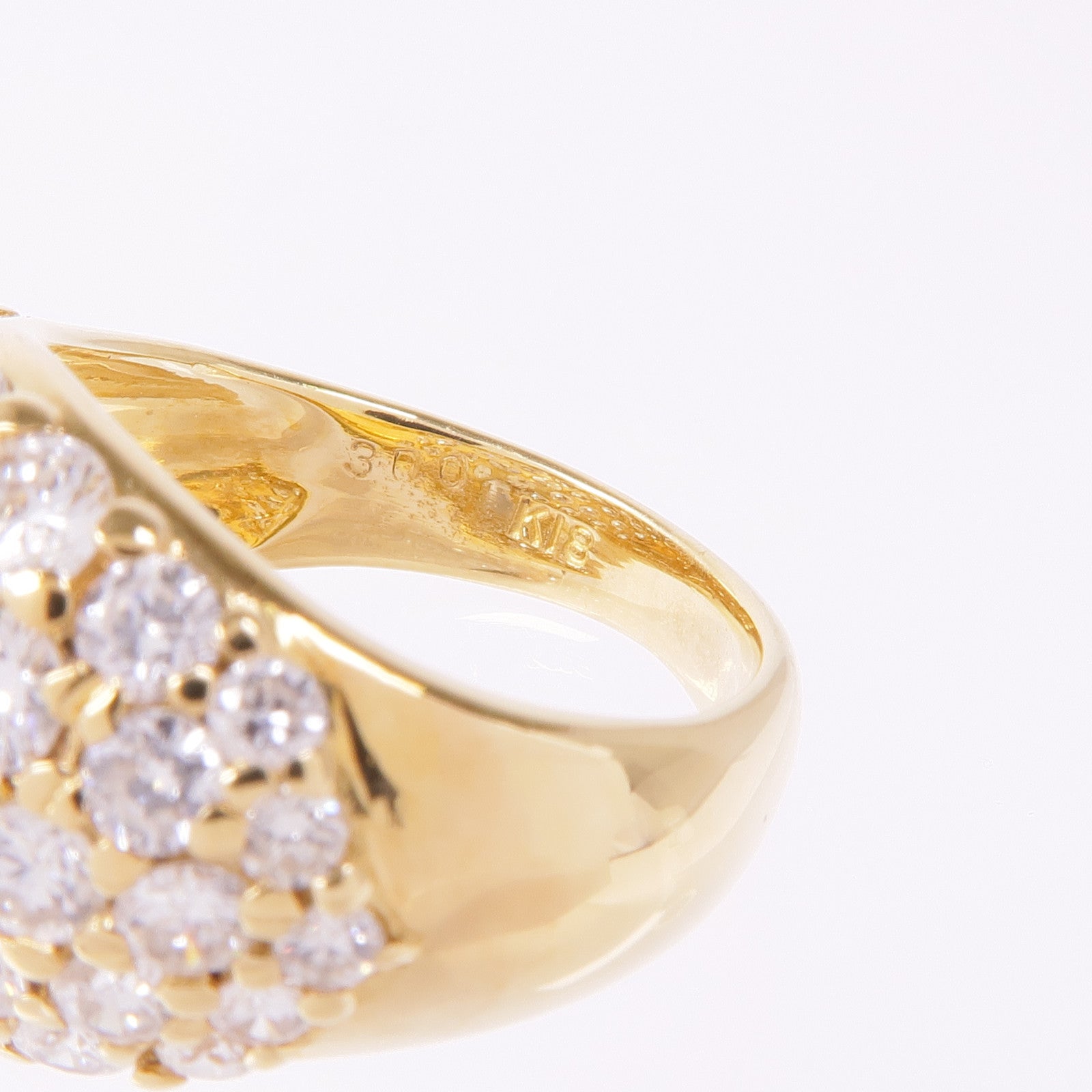 JEWELRY 18K黃金Diamond Ring鑽石戒指US#4.75