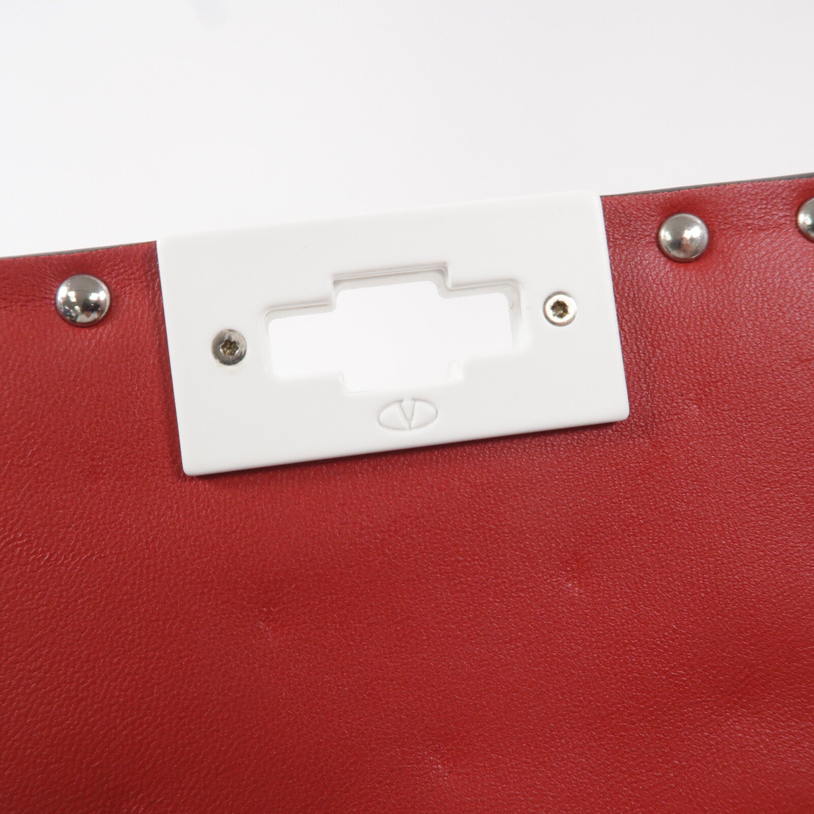 Valentino 牛皮皮革Shoulder Bag鏈帶手挽肩背兩用袋