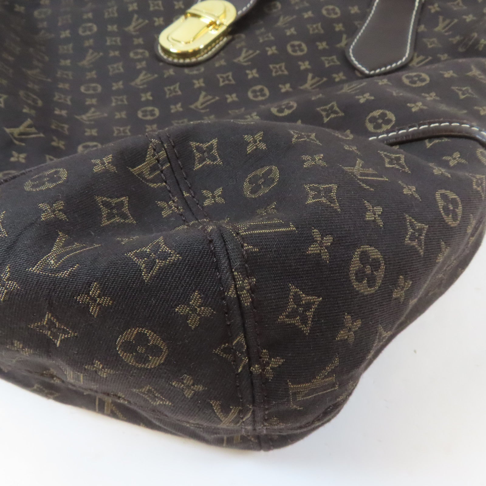 LOUIS VUITTON Monogram Mini Elegie金扣手挽肩背兩用袋黑色