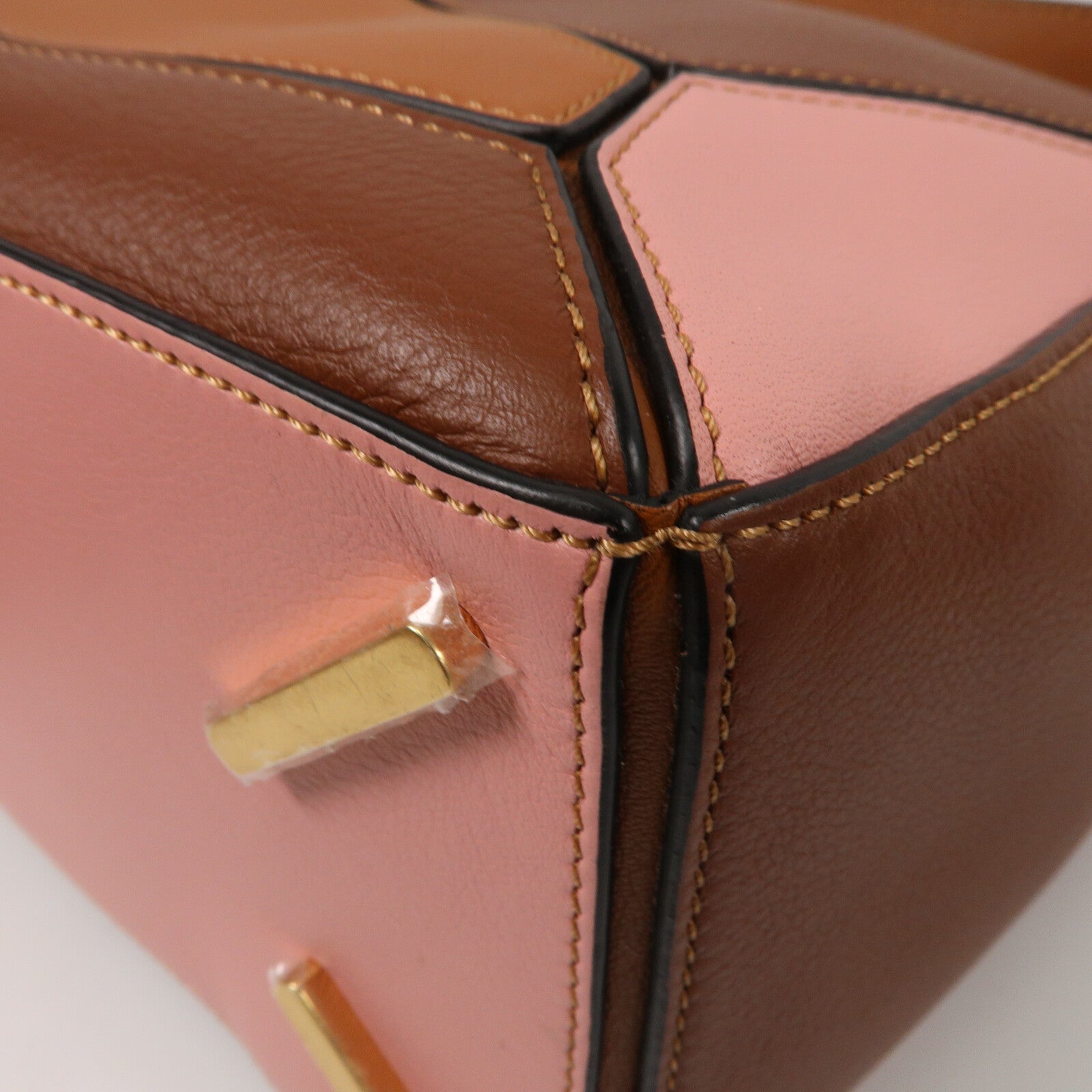 LOEWE 牛皮皮革Puzzle Medium手挽肩背兩用袋