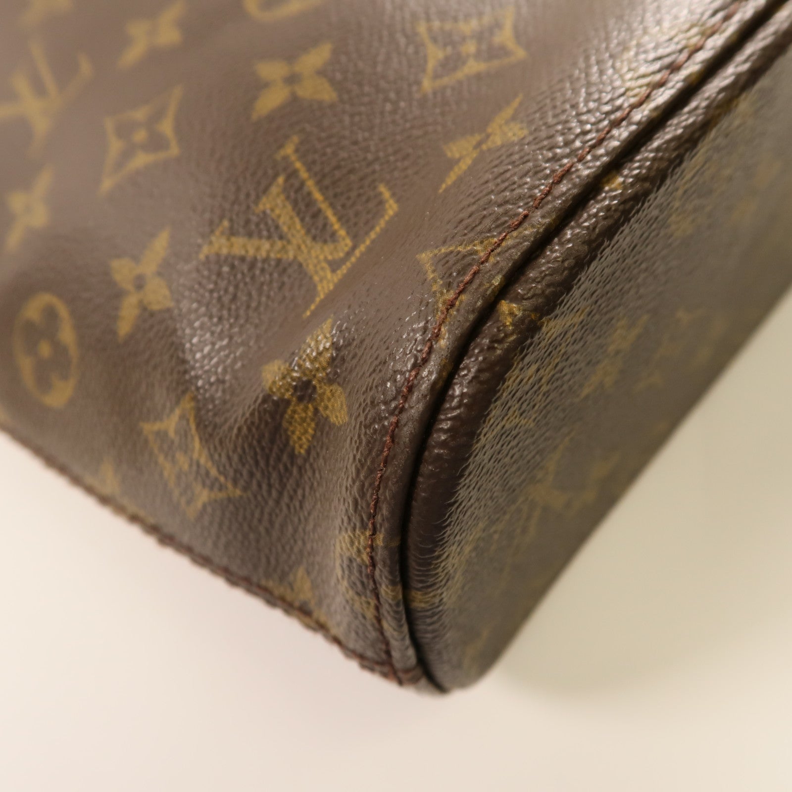 LOUIS VUITTON Monogram Vavin GM金扣肩背袋/手挽袋啡色
