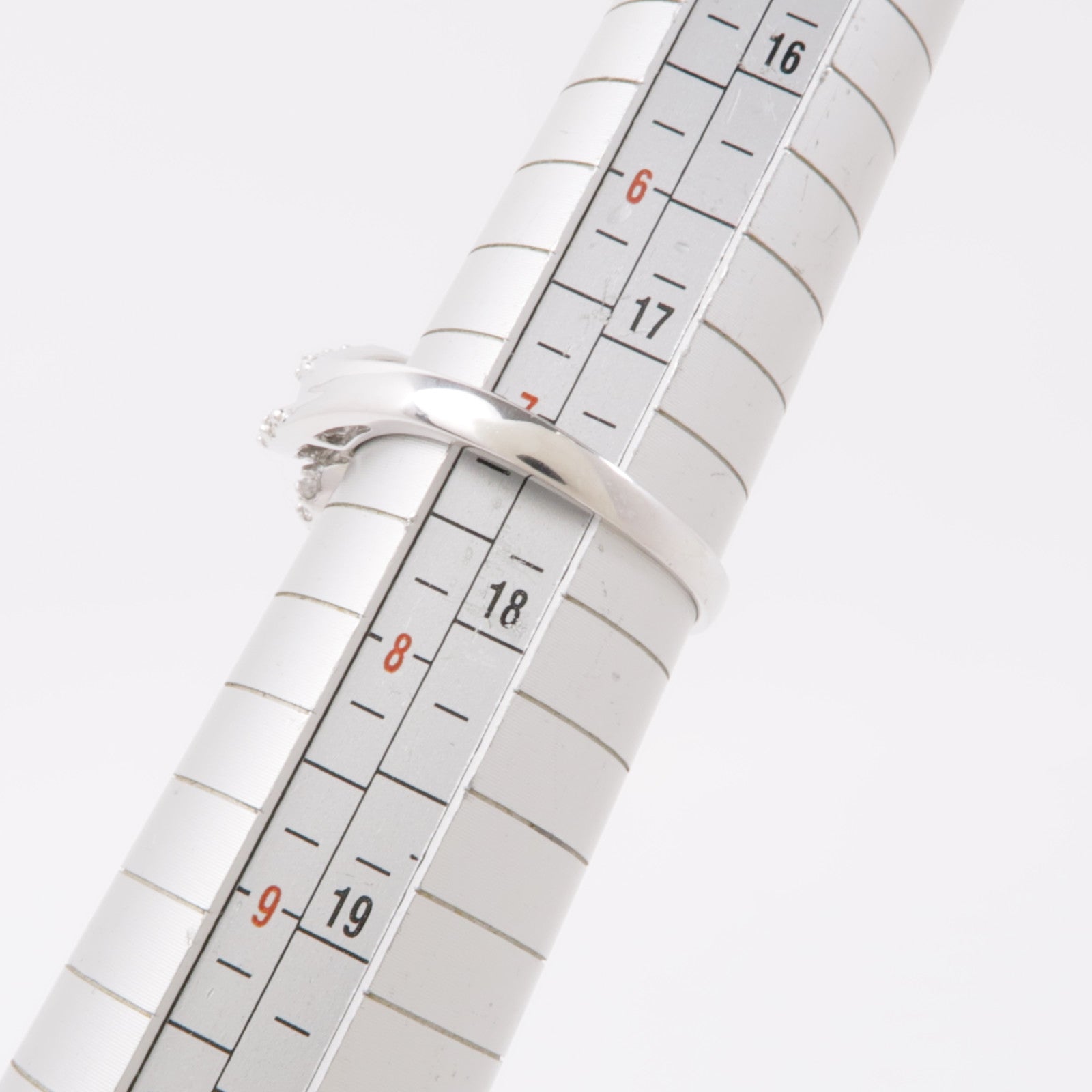 JEWELRY 14K白金Diamond Ring鑽石戒指US#7.5