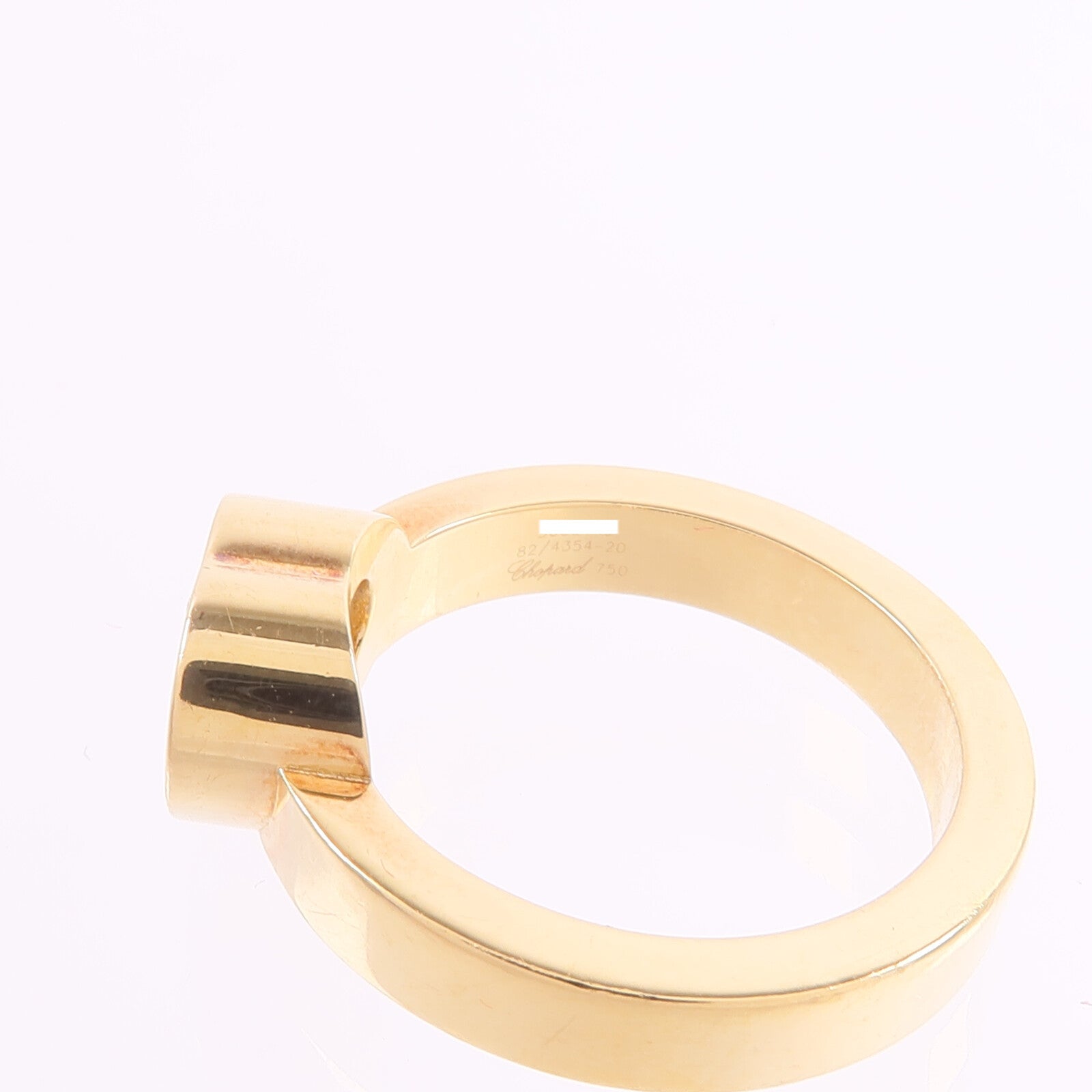 Chopard 18K黃金Happy Diamond Heart Ring鑽石戒指