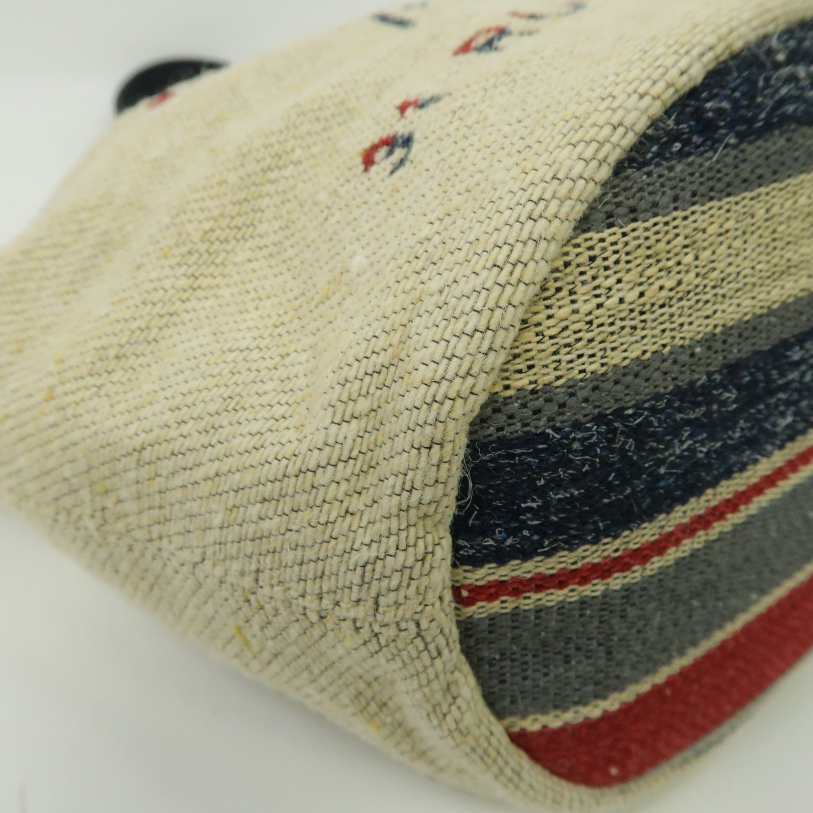 CHANEL 帆布Deauville Bucket Bag銀扣肩背袋黑色/米色/多色