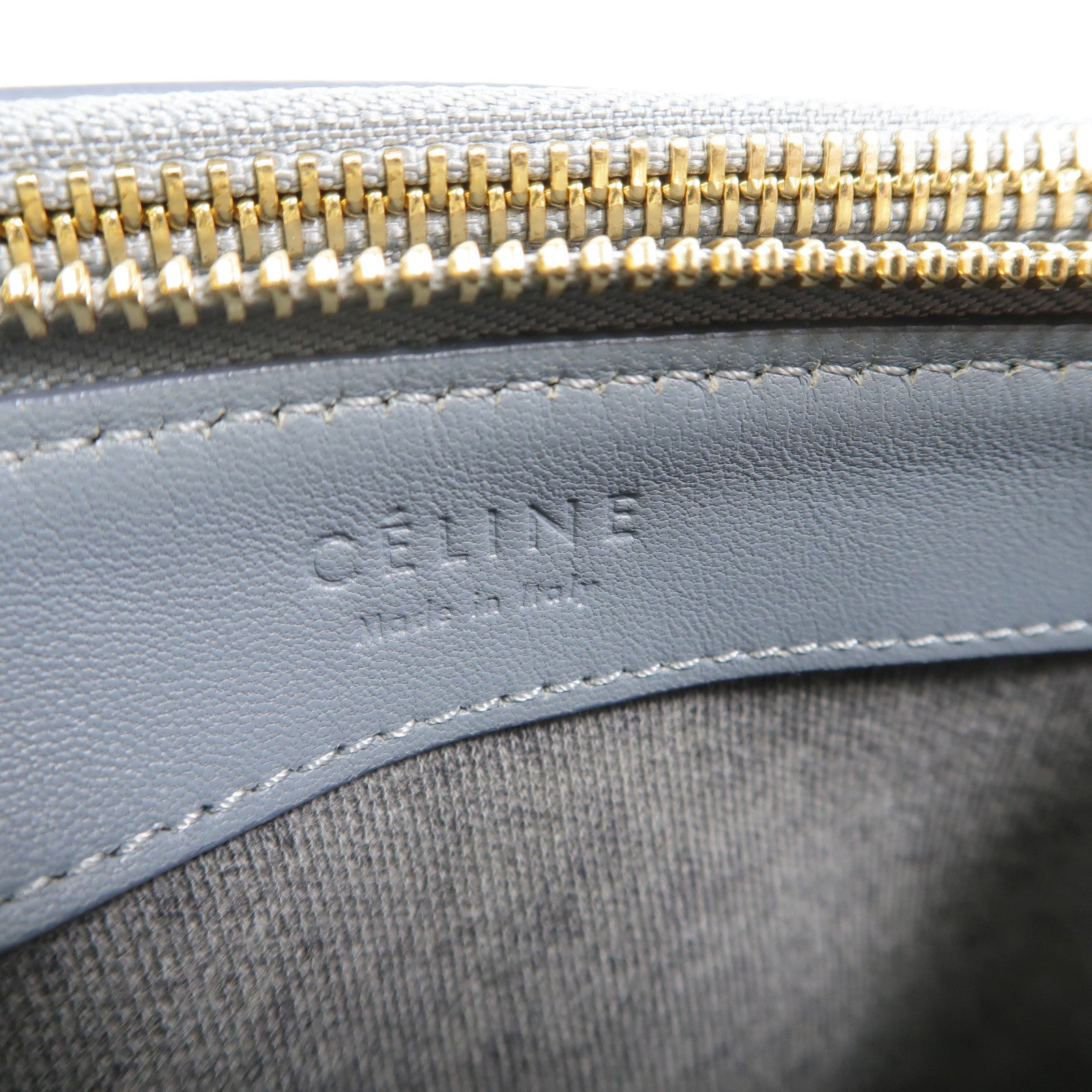 CELINE 牛皮皮革Trio肩背袋