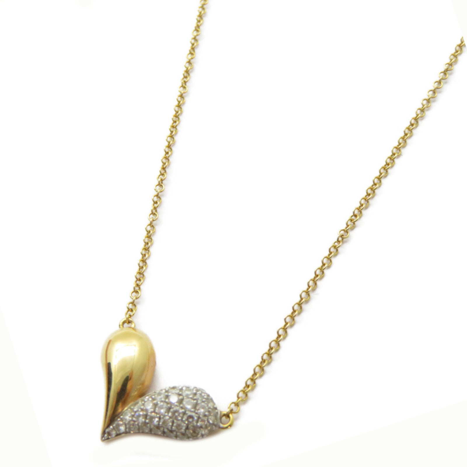 JEWELRY 【激減優惠】18K黃金Diamond Necklace 0.24ct鑽石項鍊