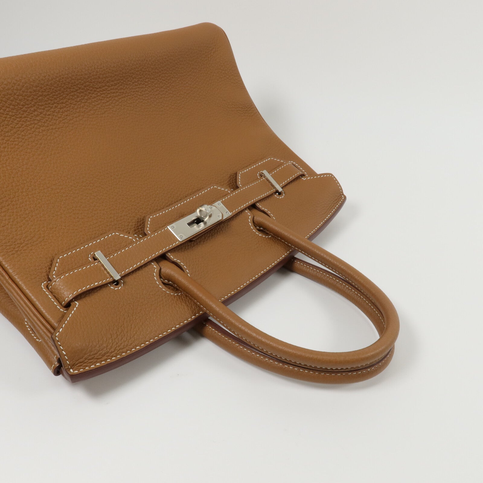 HERMES Togo皮革Birkin 30手挽袋Gold