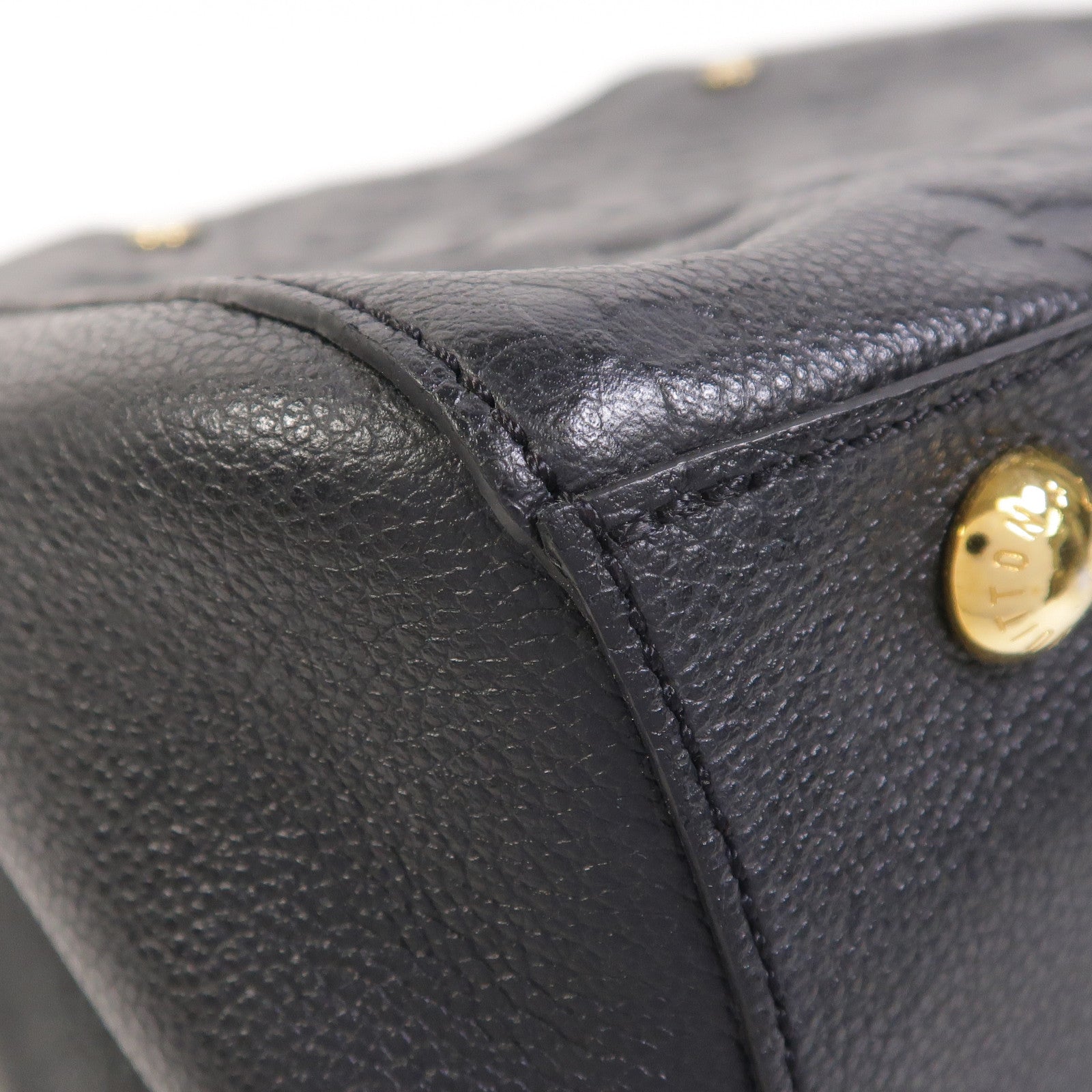 LOUIS VUITTON Monogram Empreinte Montaigne MM手挽肩背兩用袋
