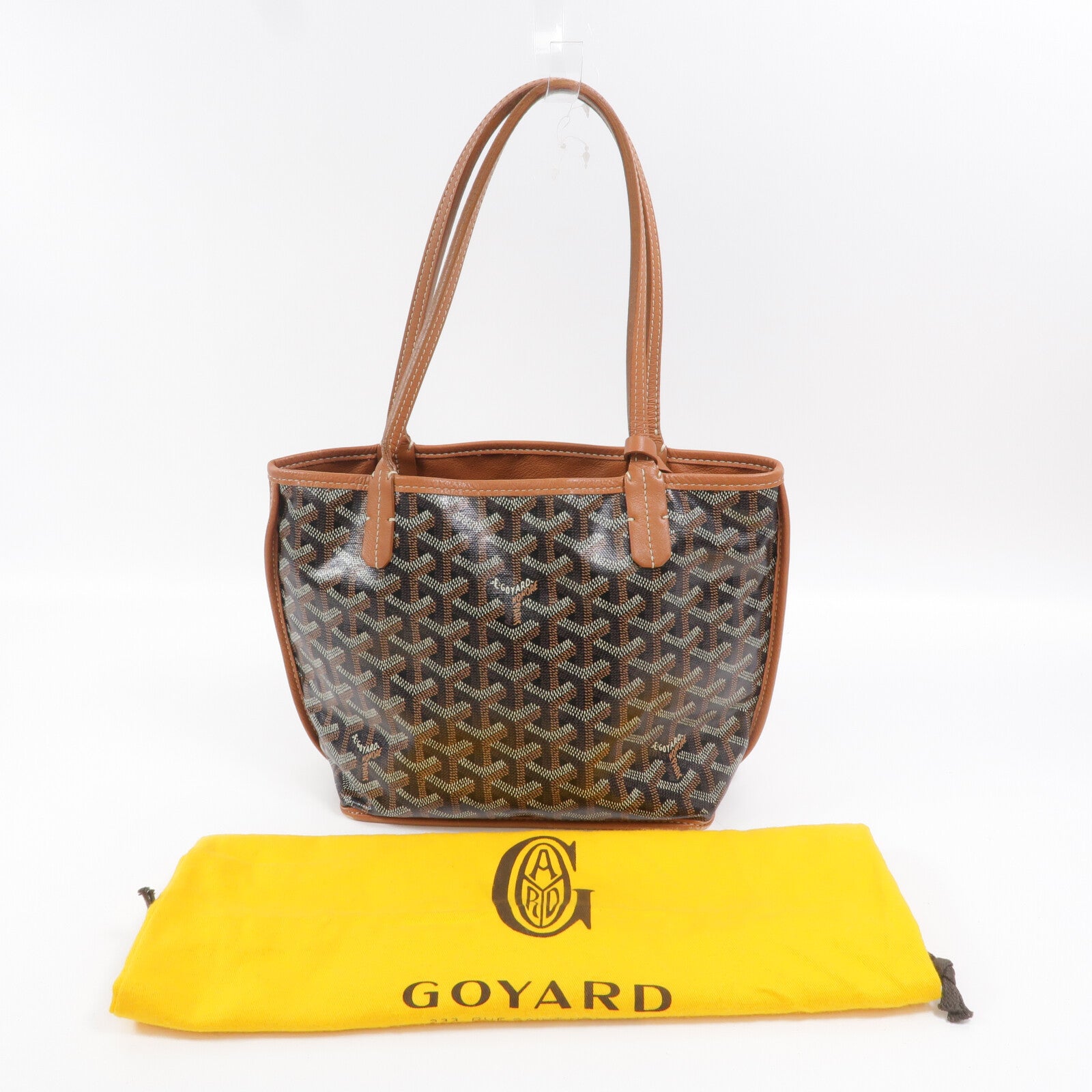 GOYARD 塗層帆布Anjou Mini手挽袋