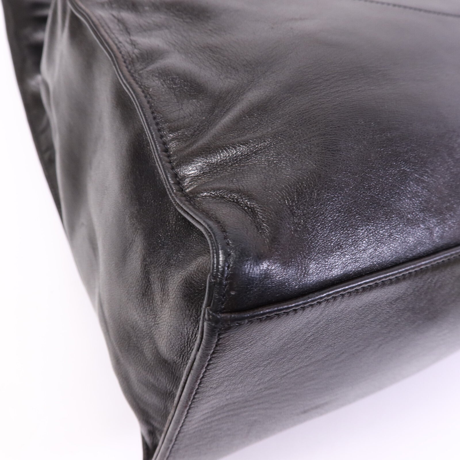 CHANEL 羊皮皮革Vintage Tote Bag金扣手挽袋