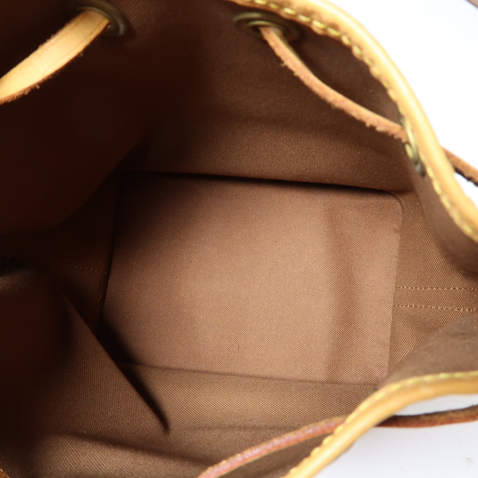 LOUIS VUITTON Monogram Mini Noe金扣手挽袋啡色