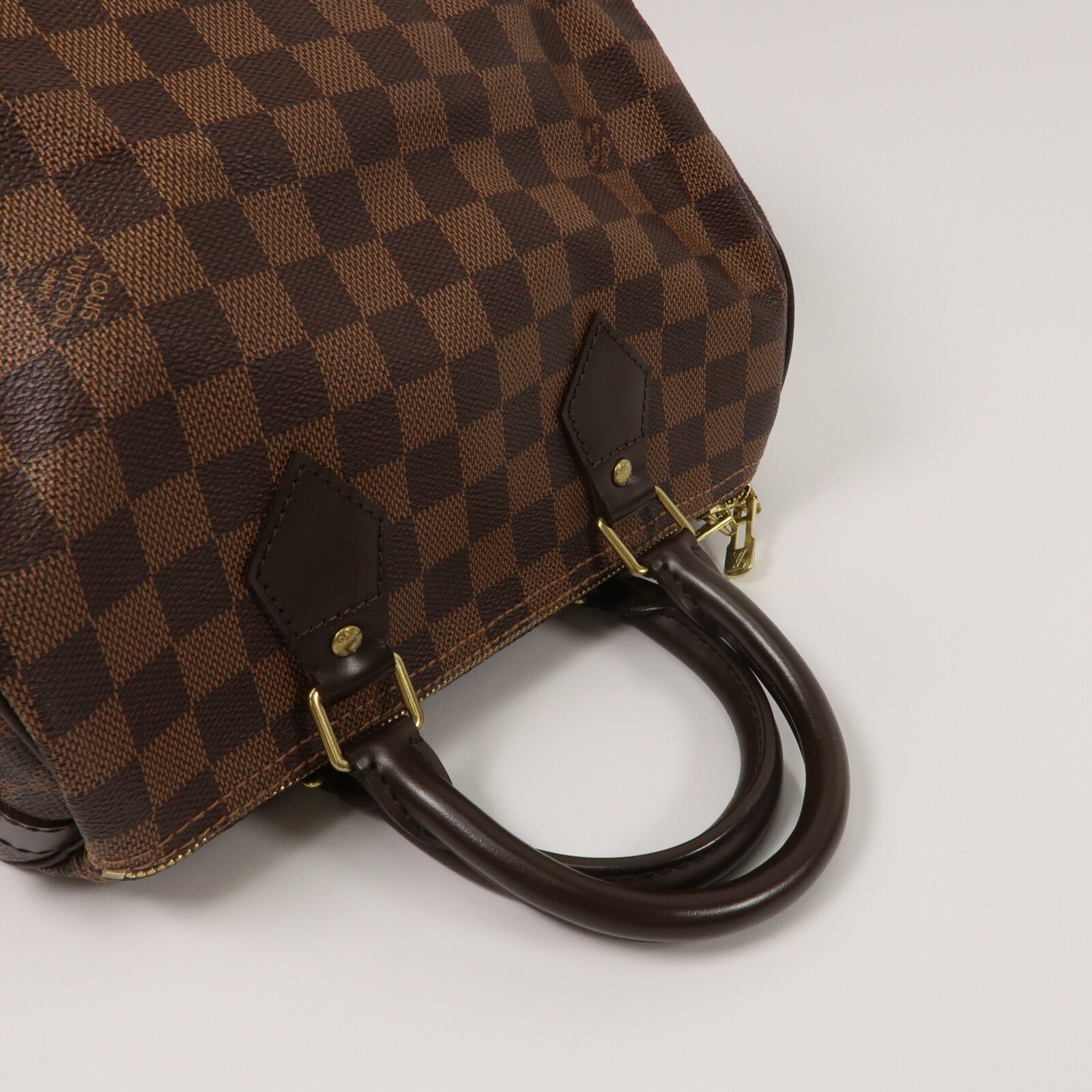 LOUIS VUITTON Damier Speedy Bandouliere 25手挽袋