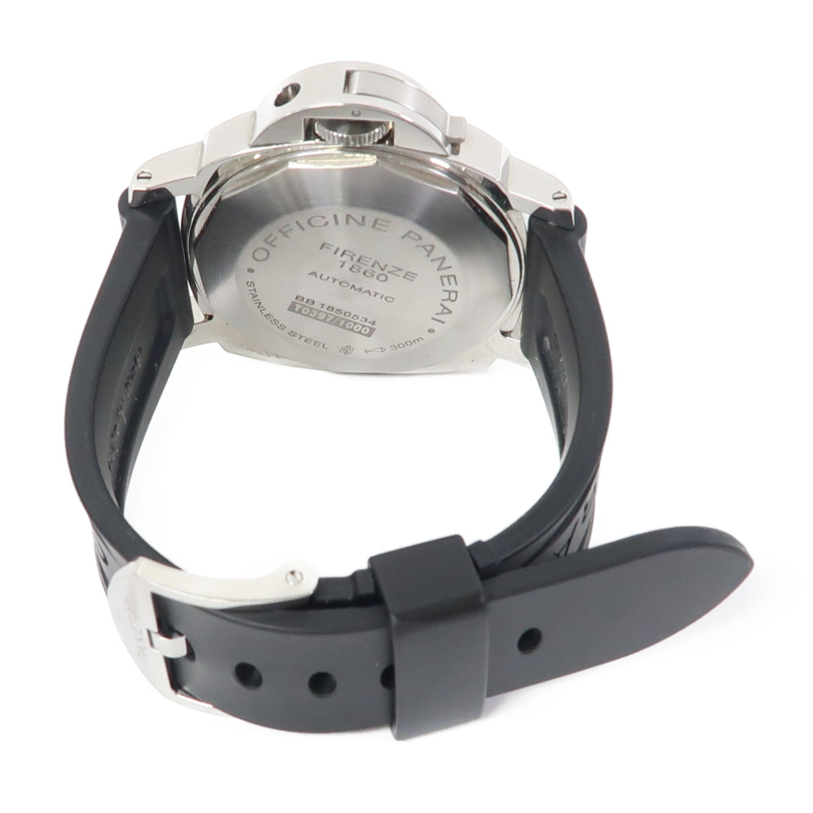 PANERAI Luminor Power Reserve不鏽鋼/橡膠帶自動機芯黑色
