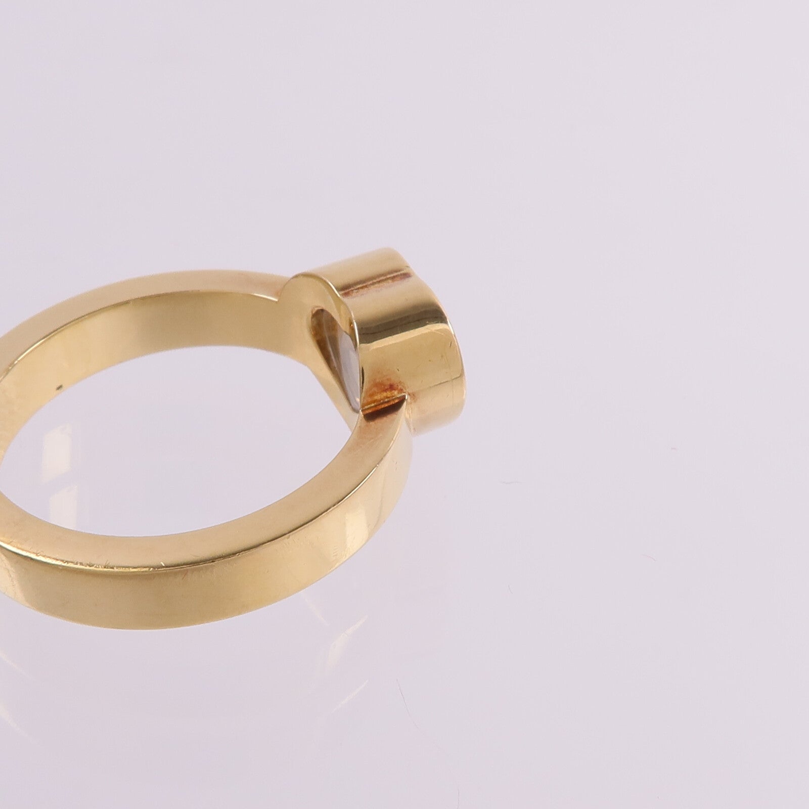 Chopard 18K黃金Happy Diamond Heart Ring鑽石戒指