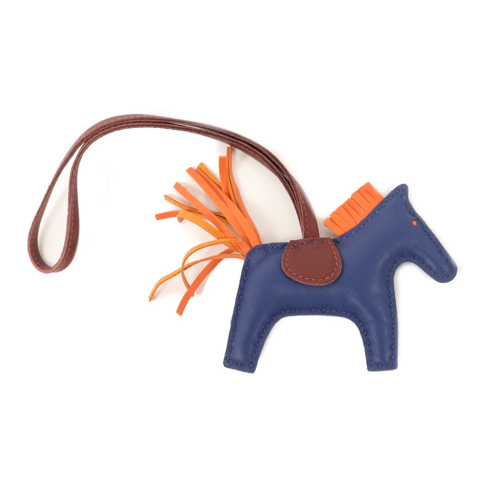 HERMES Milo皮革Rodeo PM掛飾