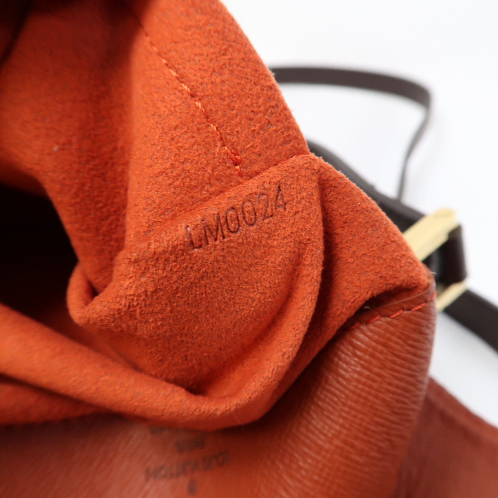 LOUIS VUITTON Damier Musette Salsa Long金扣肩背袋啡色