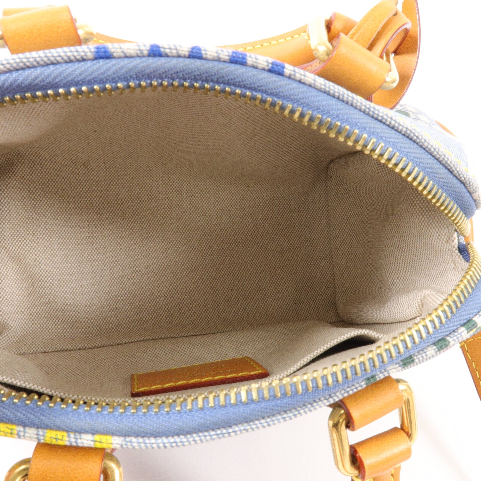 LOUIS VUITTON 牛仔布Speedy 18 Bandouliere手挽肩背兩用袋