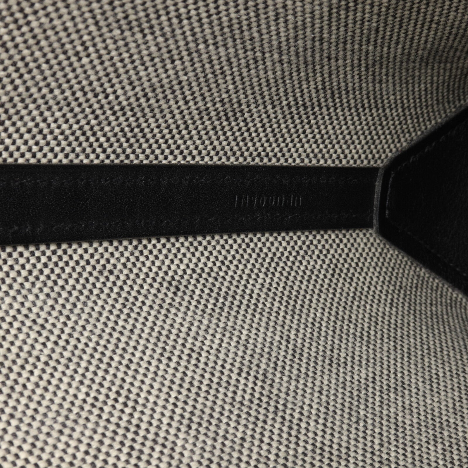HERMES 帆布Cabas H En Biais 27手挽肩背兩用袋Noir