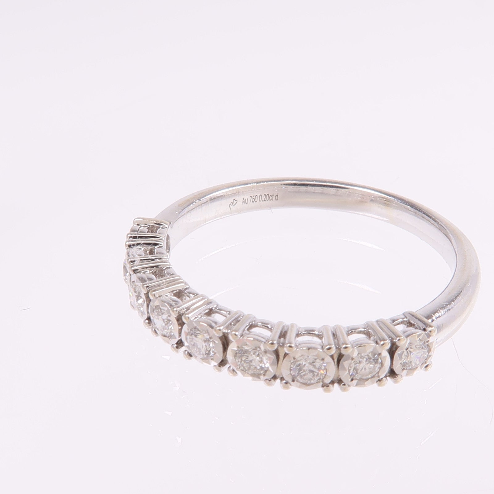 JEWELRY 【激減優惠】18K白金Diamond Ring鑽石戒指US#6