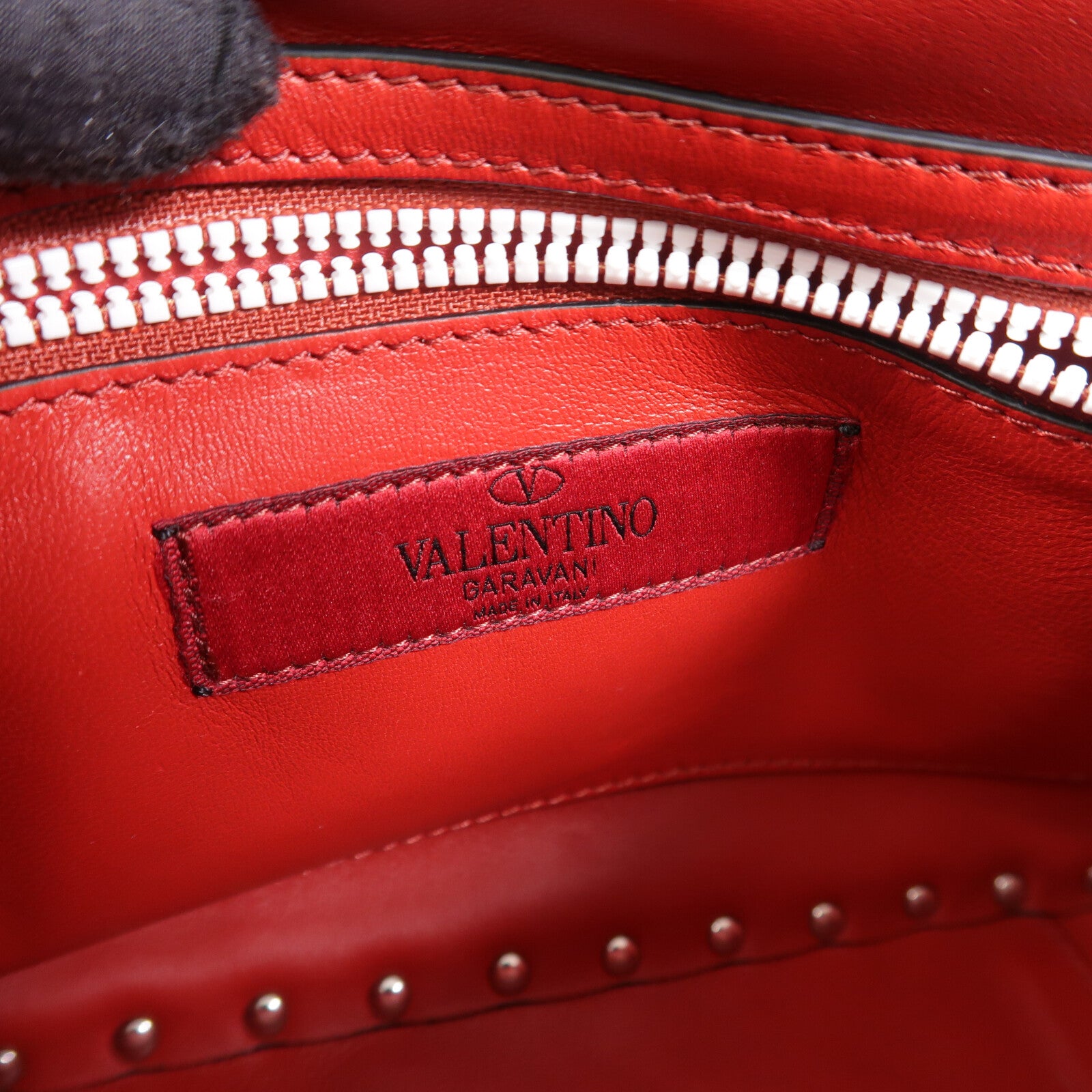 Valentino 牛皮皮革Shoulder Bag鏈帶手挽肩背兩用袋