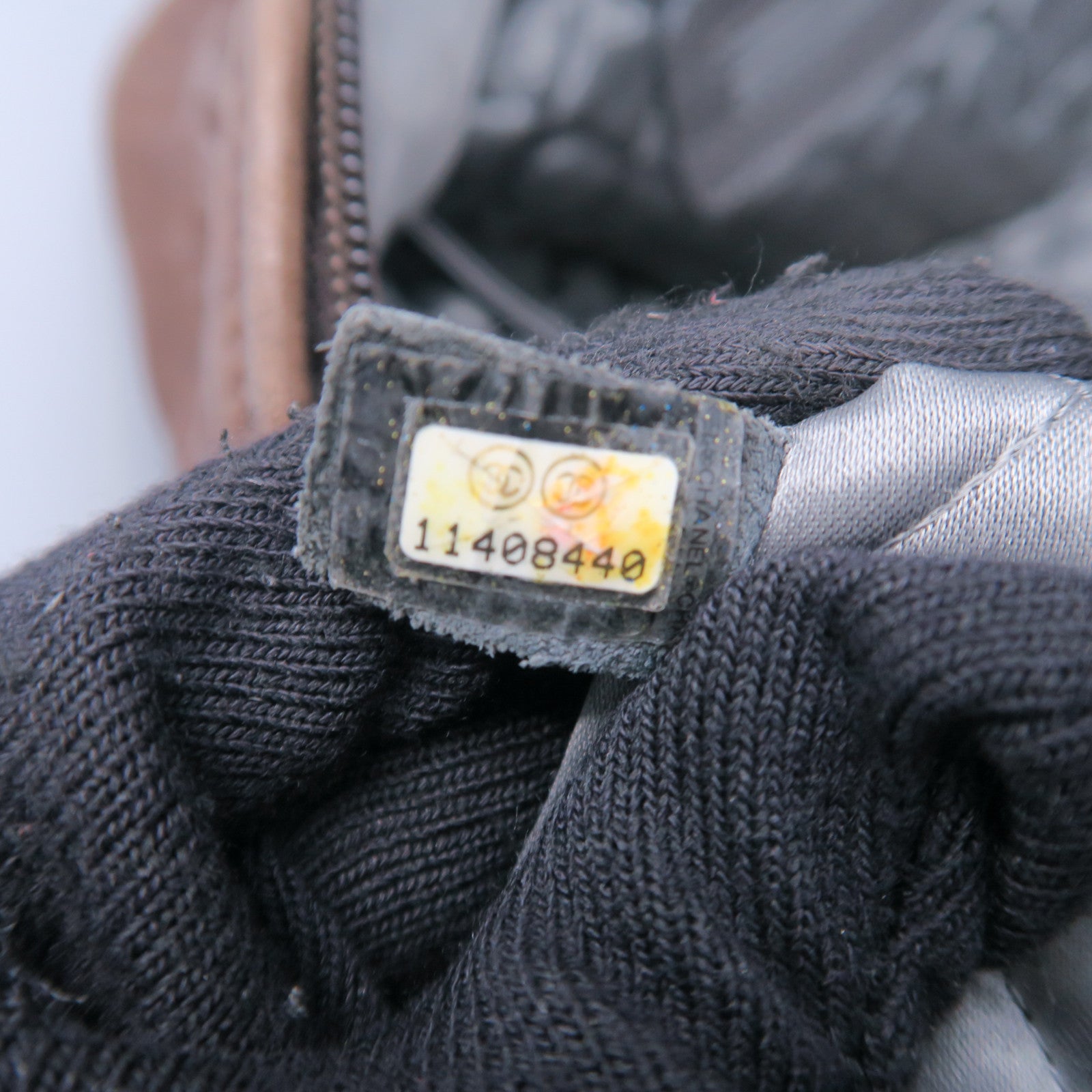 CHANEL 【激減優惠】牛皮皮革Handbag銀扣手挽肩背兩用袋啡色