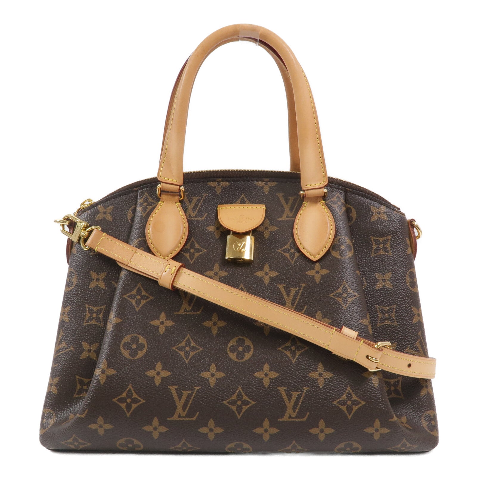 LOUIS VUITTON Monogram Rivoli PM手挽肩背兩用袋