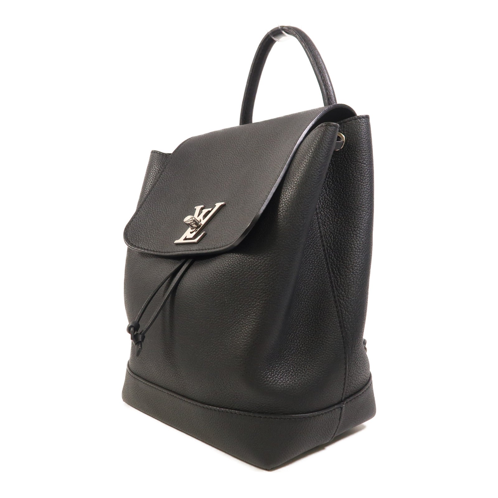LOUIS VUITTON 【激減優惠】牛皮皮革Lock Me Backpack銀扣背包