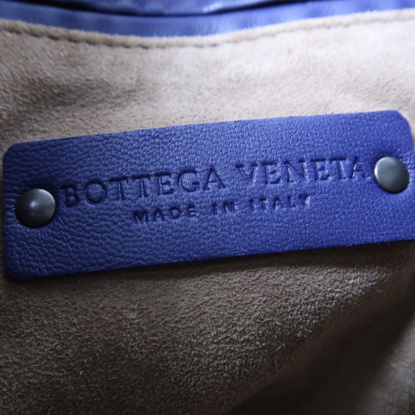 BOTTEGA VENETA 織紋皮革Hobo肩背袋紫色