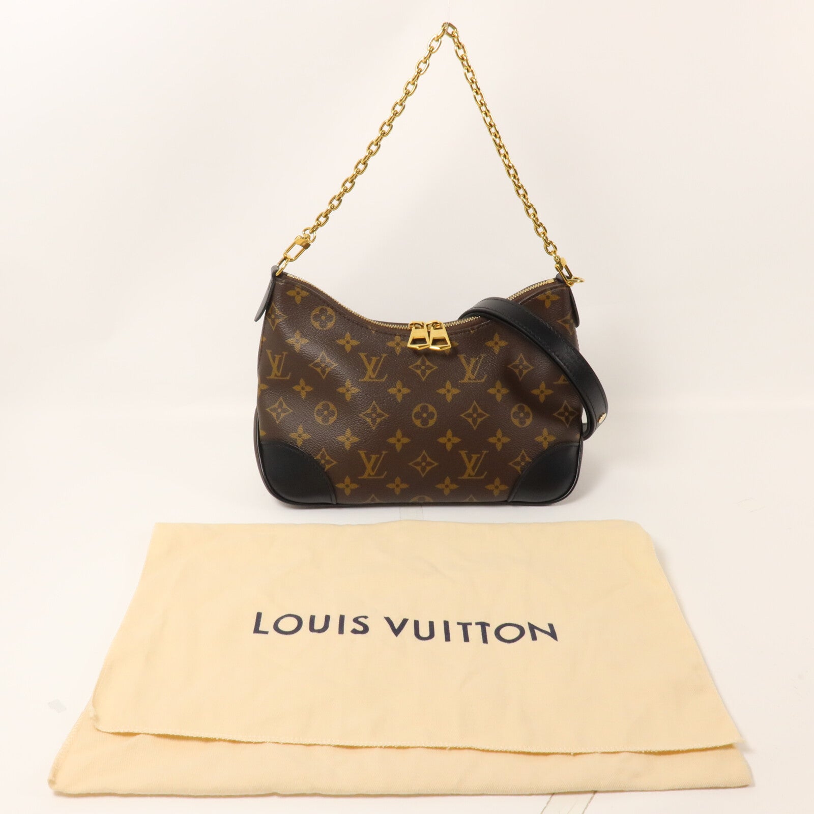 LOUIS VUITTON Monogram Boulogne PM手挽肩背兩用袋