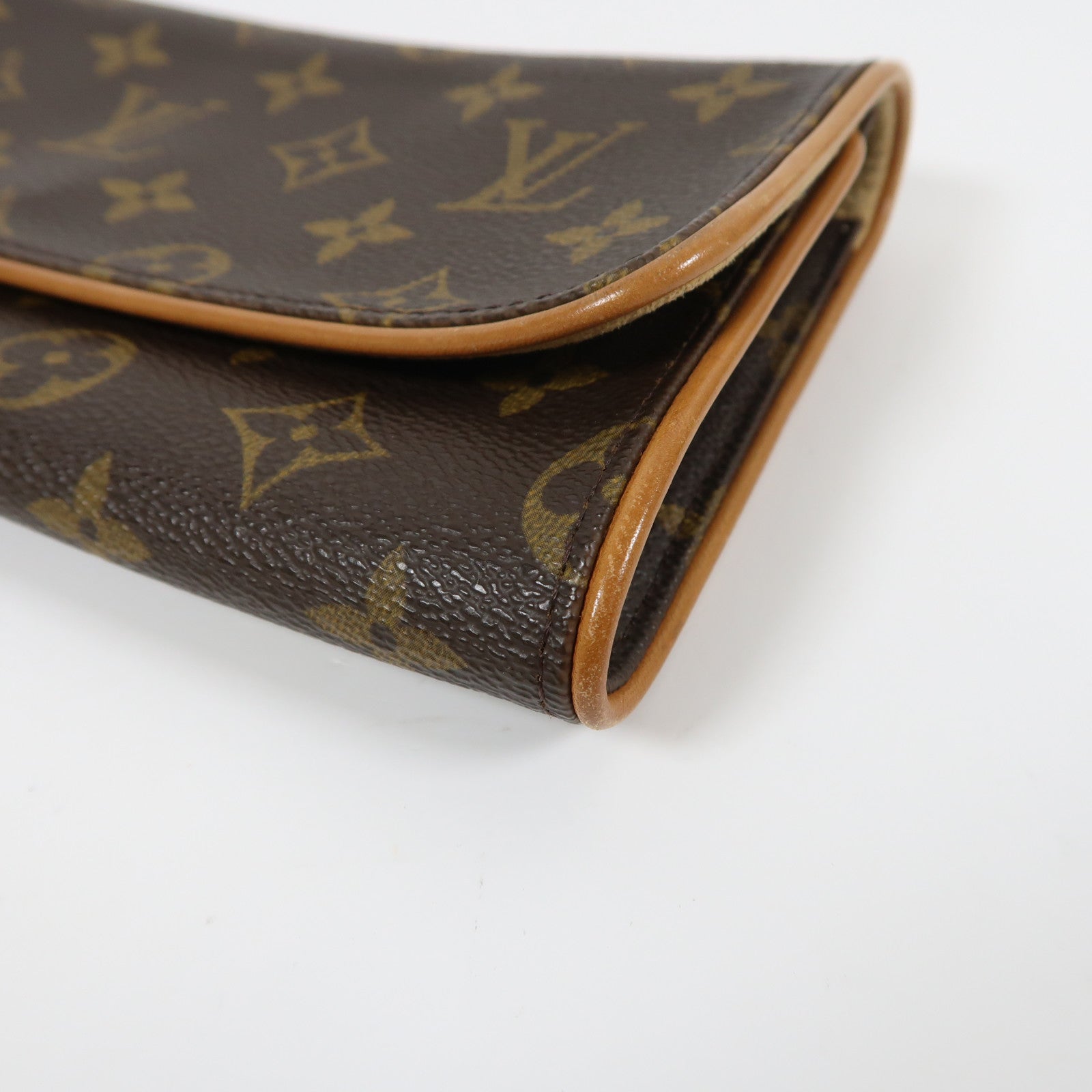 LOUIS VUITTON Monogram Pochette Twin GM金扣肩背袋啡色